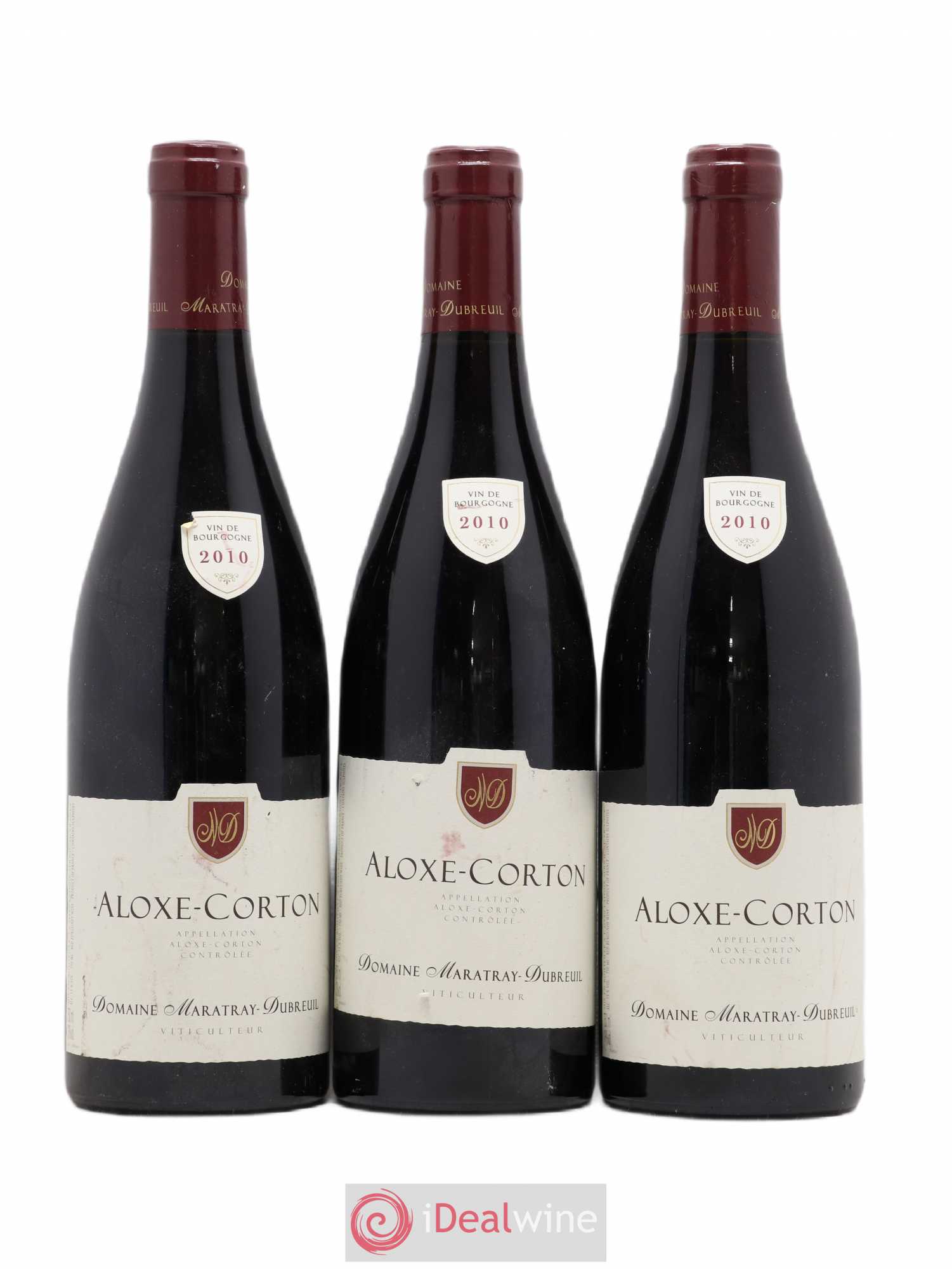 Aloxe-Corton Maratray-Dubreuil 2010 - Posten von 3 Flaschen - 0