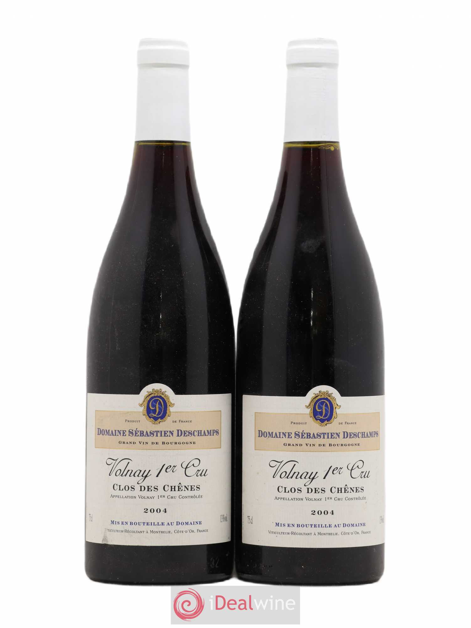 Volnay 1er Cru Clos Des Chênes Sebastien Deschamps 2004 - Posten von 2 Flaschen - 0