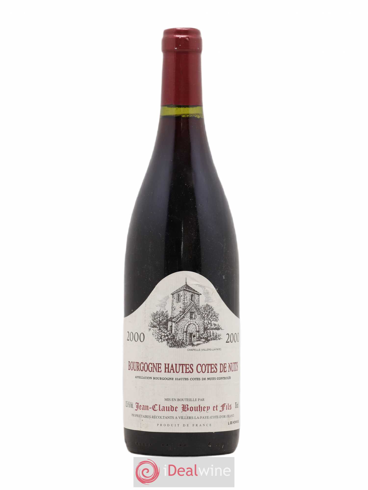 Hautes-Côtes de Nuits Domaine Bouhey 2000 - Posten von 1 Flasche - 0