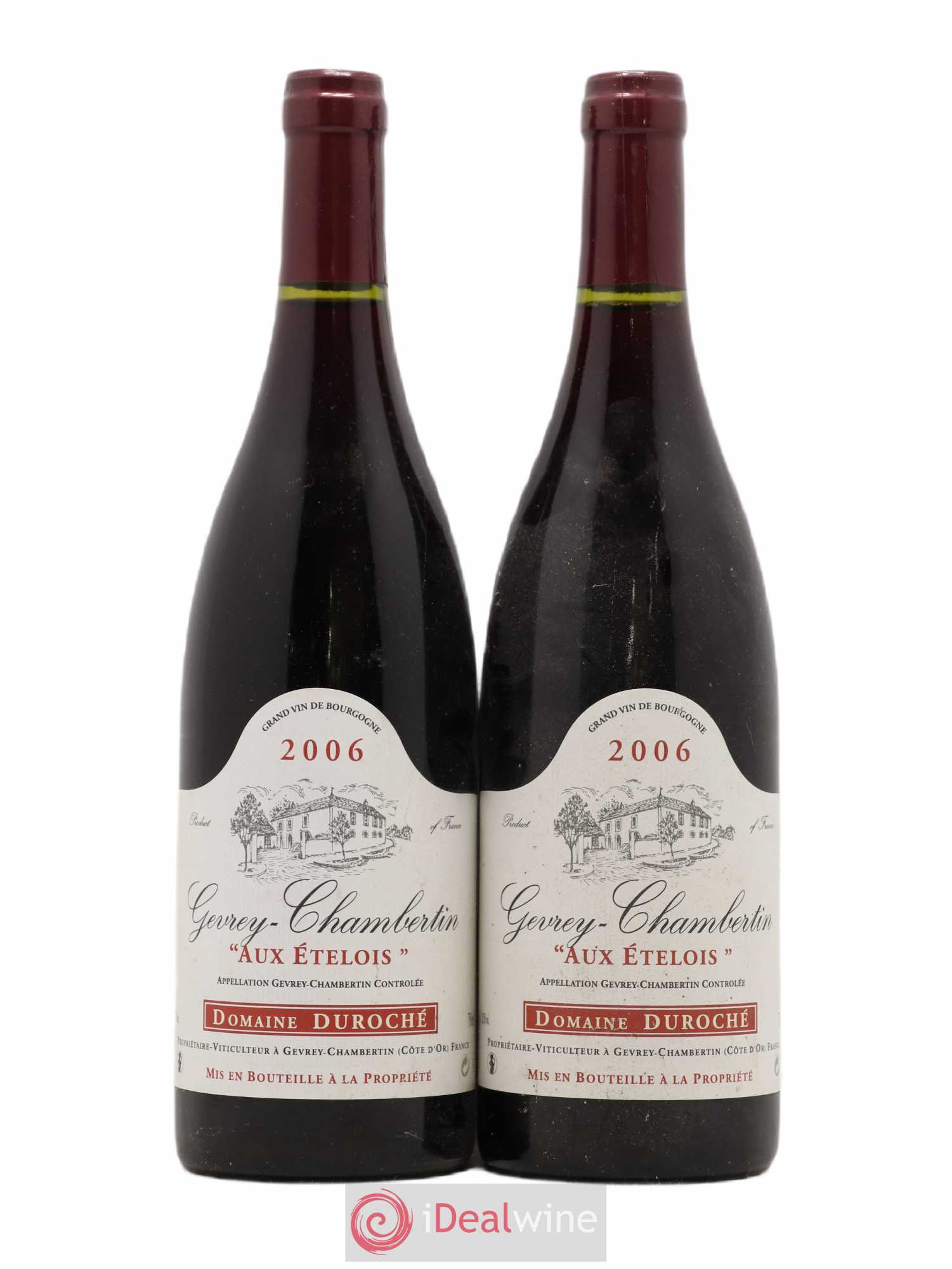 Gevrey-Chambertin Aux Etelois Domaine Duroche 2006 - Posten von 2 Flaschen - 0
