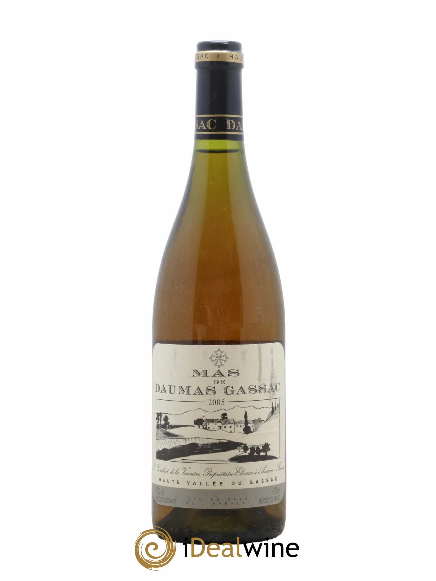 Saint-Guilhem-le-Désert - Cité d'Aniane Mas Daumas Gassac Famille Guibert de La Vaissière 2005 - Lot de 1 bouteille - 0