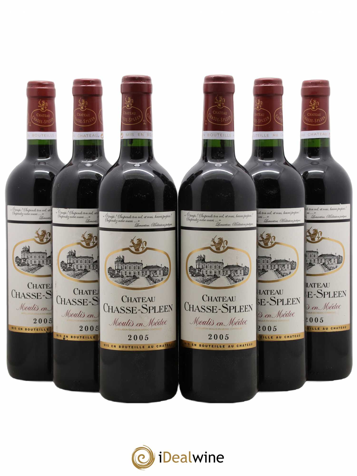 Château Chasse Spleen 2005 - Lot de 6 bouteilles - 0