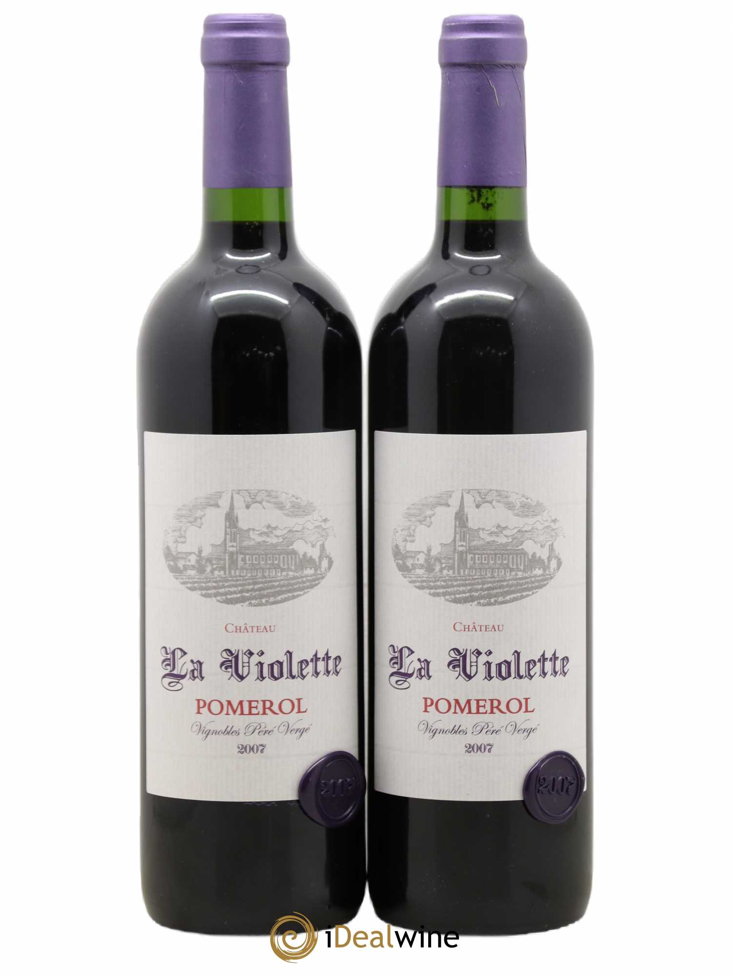 Château la Violette 2007 - Lot de 2 bouteilles - 0