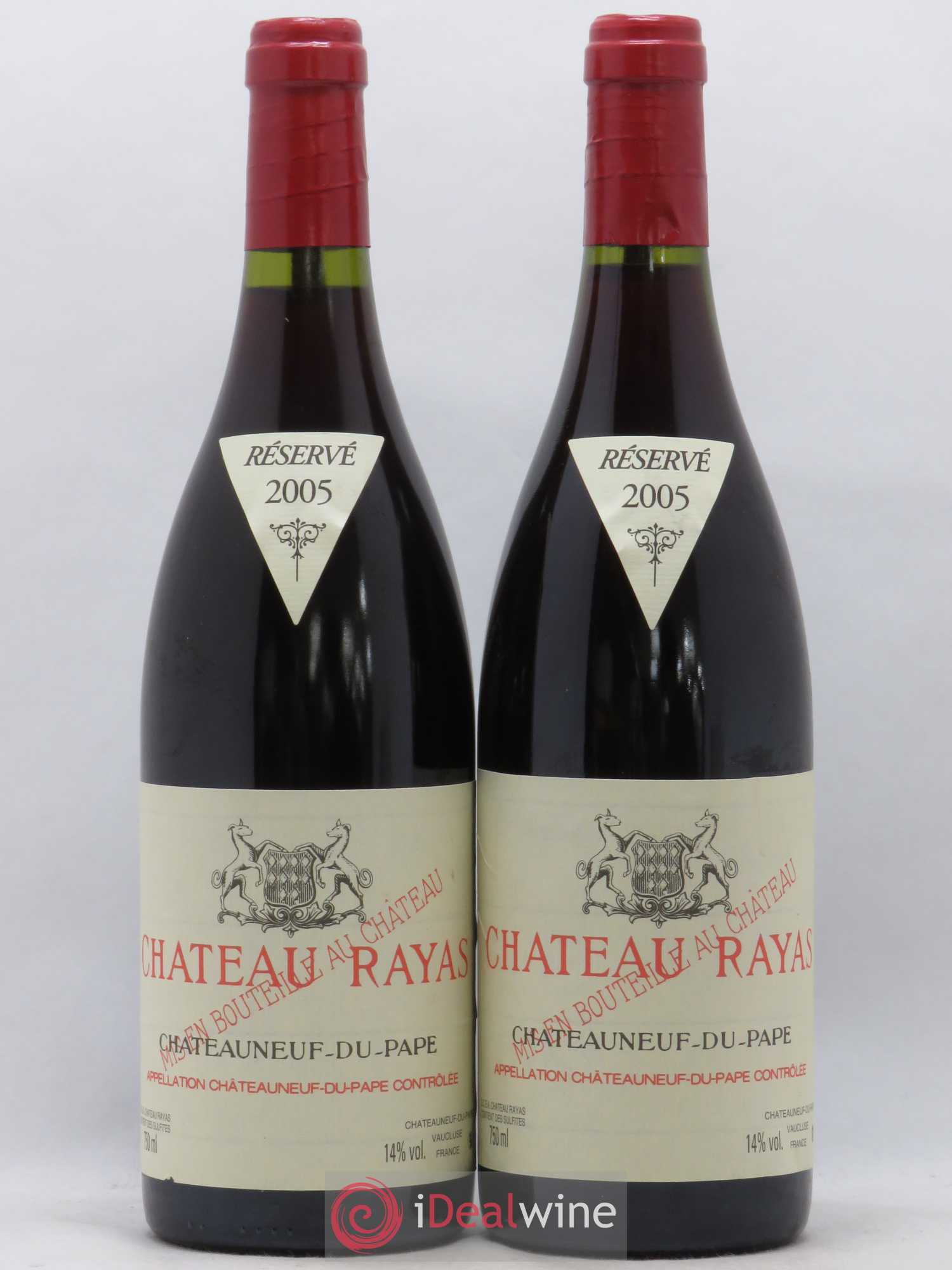 Châteauneuf-du-Pape Château Rayas Emmanuel Reynaud 2005 - Lot de 2 bouteilles - 0