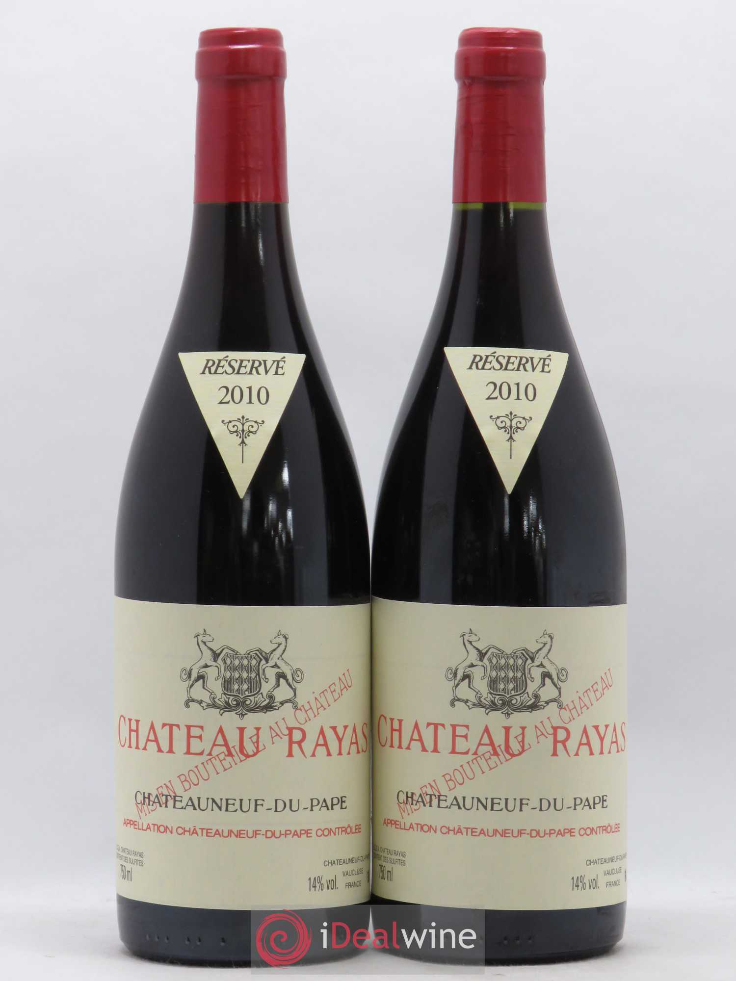 Châteauneuf-du-Pape Château Rayas Emmanuel Reynaud 2010 - Lot de 2 bouteilles - 0
