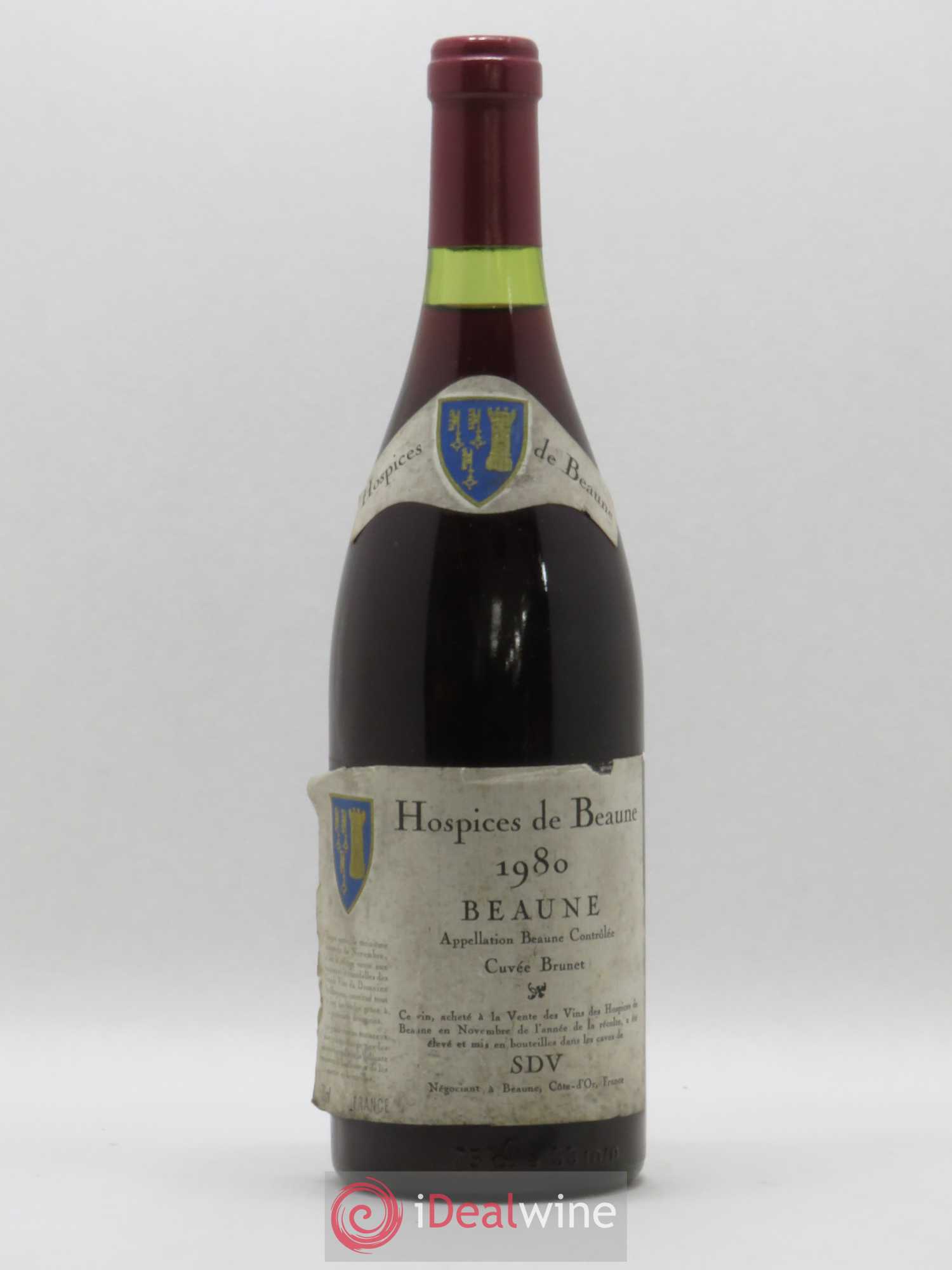Beaune Cuvée Brunet Hospices de Beaune Mise SDV 1980 - Posten von 1 Flasche - 0