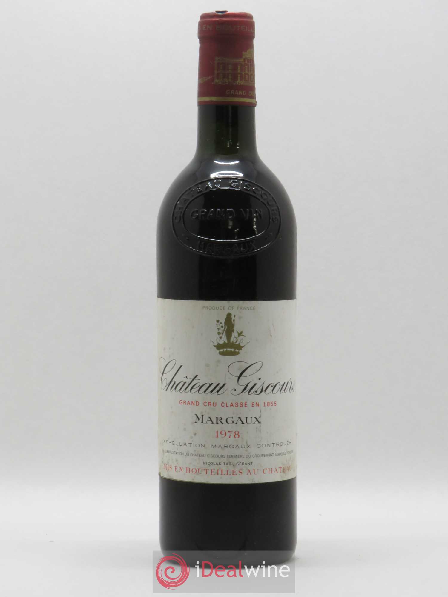 Château Giscours 3ème Grand Cru Classé 1978 - Lot de 1 bouteille - 0