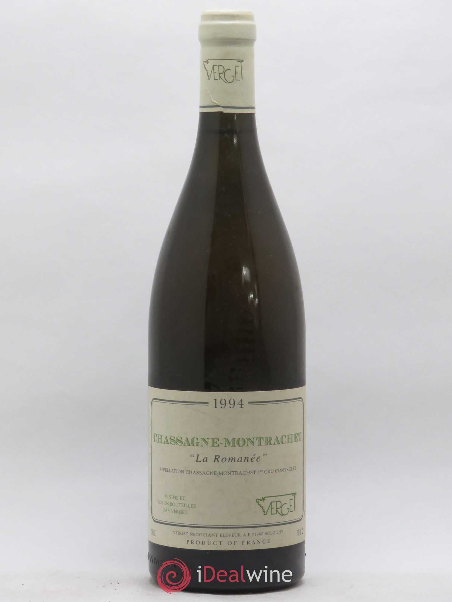 Chassagne-Montrachet 1er Cru La Romanée Verget 1994 - Lot de 1 bouteille - 0