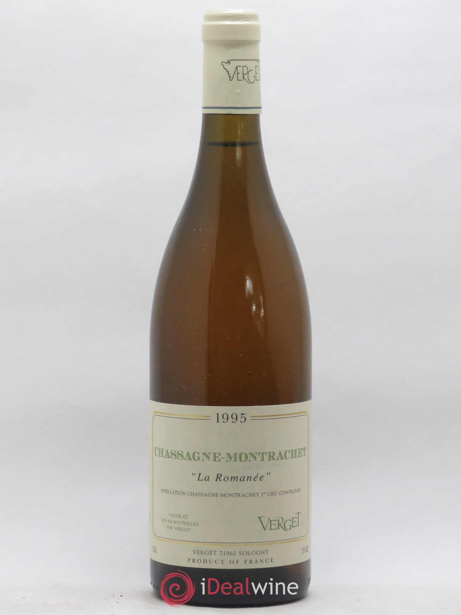 Chassagne-Montrachet 1er Cru La Romanée Verget 1995 - Lot de 1 bouteille - 0