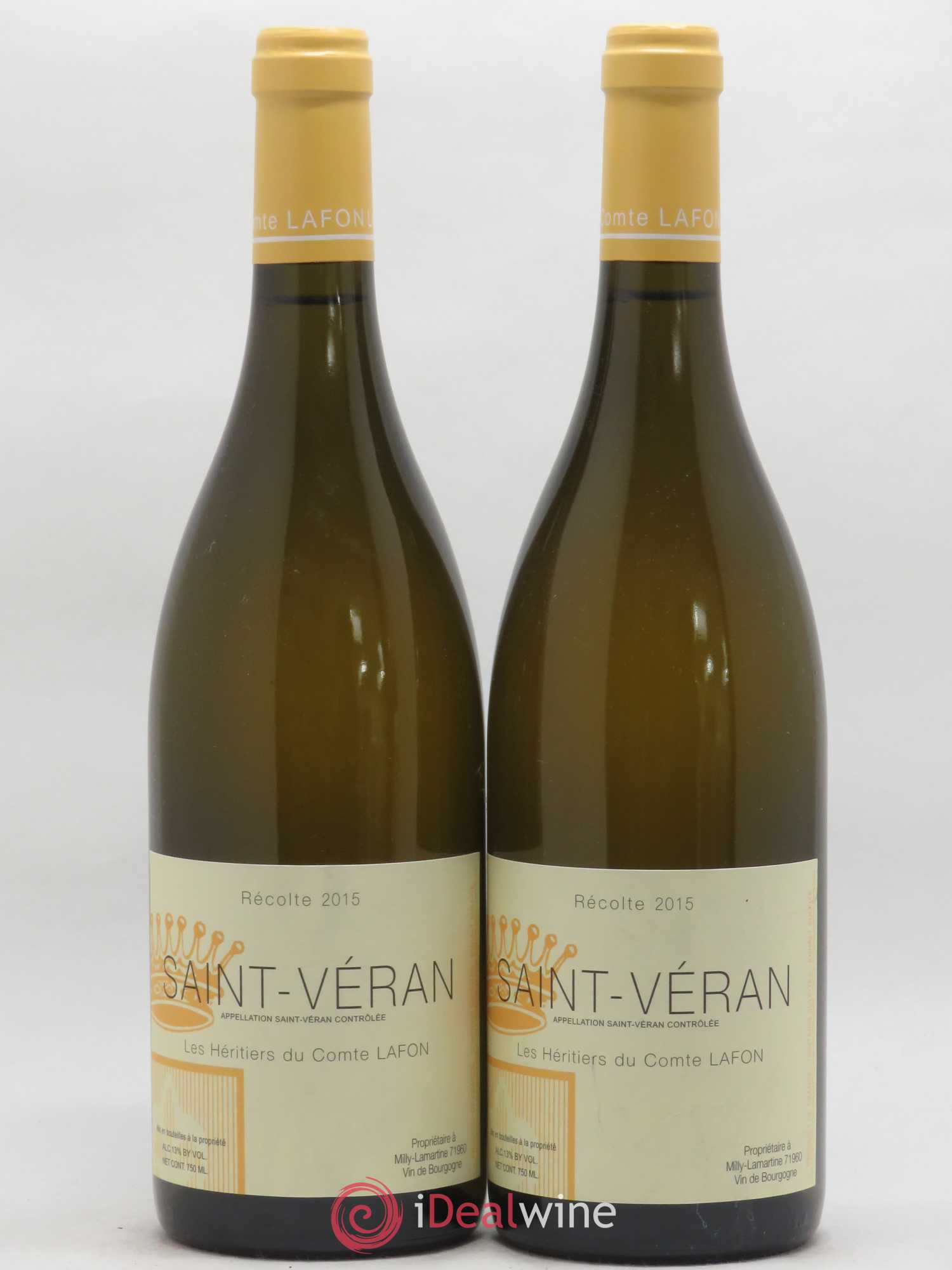 Saint-Véran Héritiers du Comte Lafon (Domaine des) 2015 - Lot de 2 bouteilles - 0