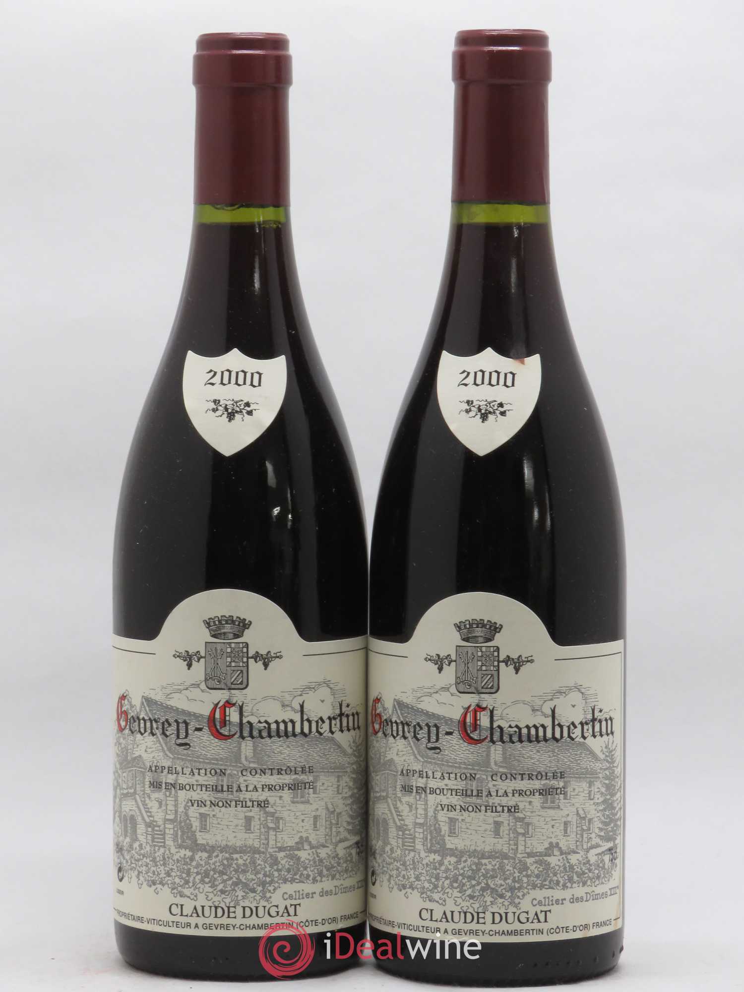 Gevrey-Chambertin Claude Dugat 2000 - Lot de 2 bouteilles - 0