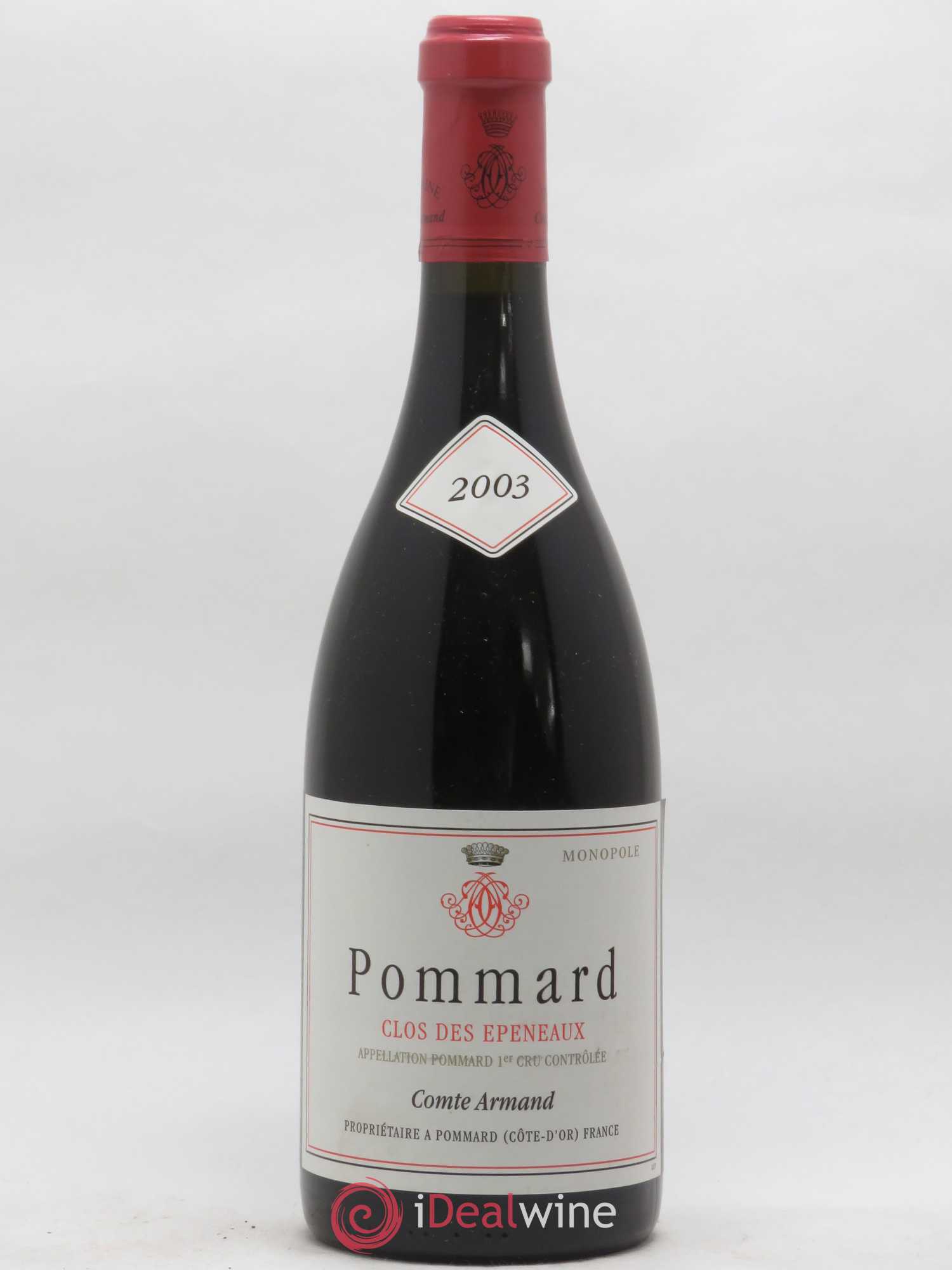 Pommard 1er Cru Clos des Epeneaux Comte Armand 2003 - Lot de 1 bouteille - 0