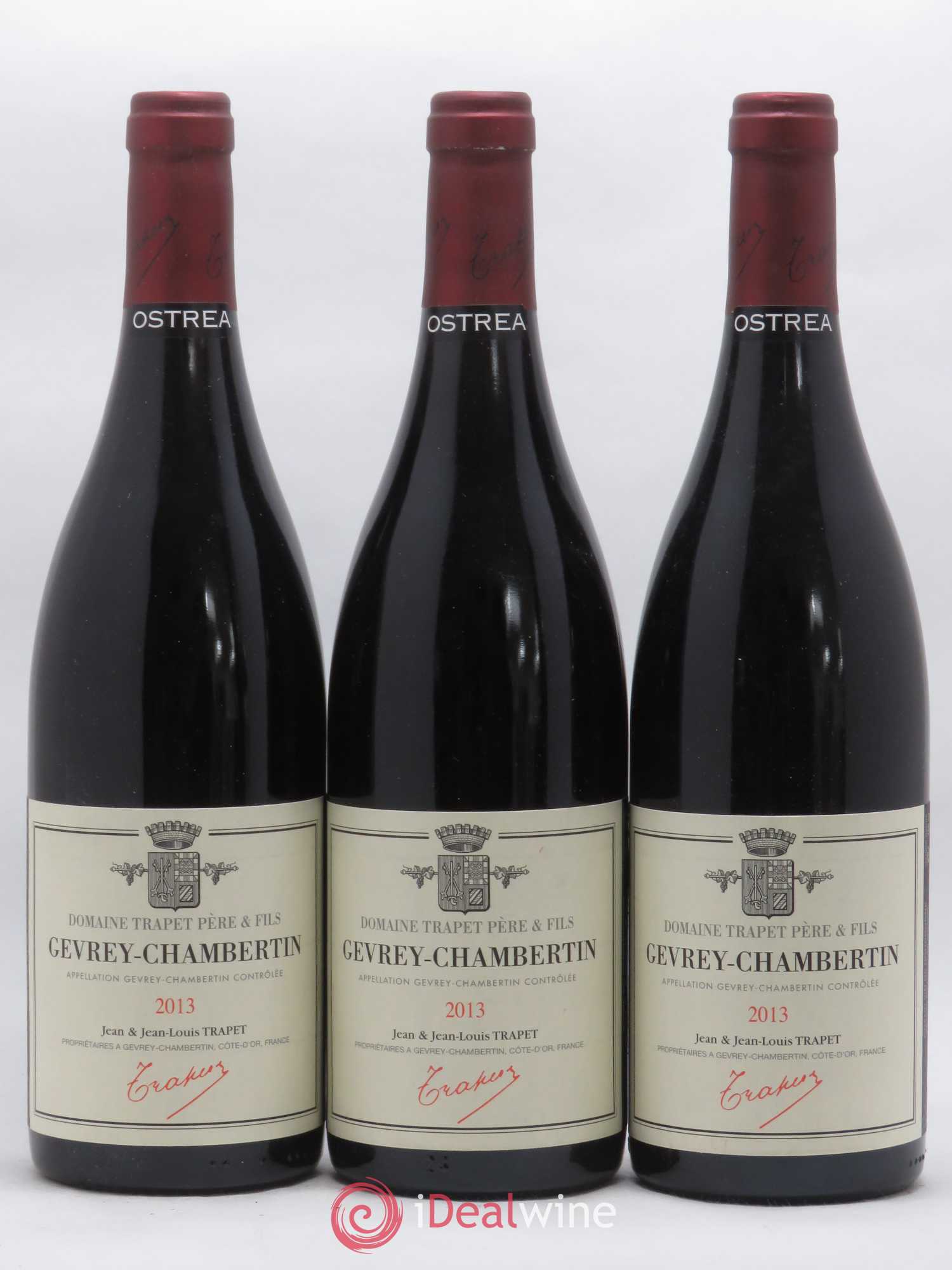 Gevrey-Chambertin Ostrea Domaine Trapet 2013 - Lot de 3 bouteilles - 0