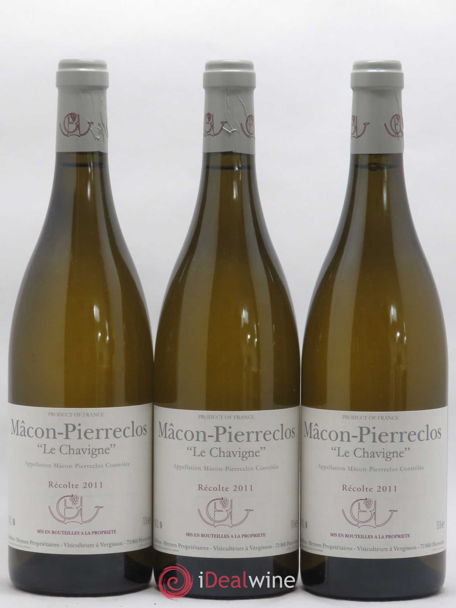 Mâcon-Pierreclos Le Chavigne Guffens-Heynen 2011 - Lot de 3 bouteilles - 0