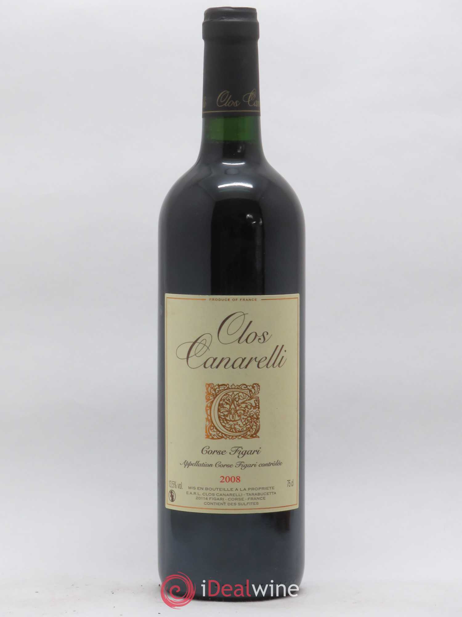 Figari Clos Canarelli 2008 - Lot de 1 bouteille - 0