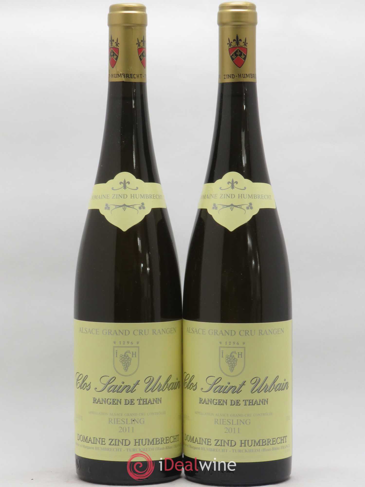 Alsace Riesling Grand Cru Rangen de Thann Clos Saint Urbain Zind-Humbrecht (Domaine) 2011 - Lot de 2 bouteilles - 0