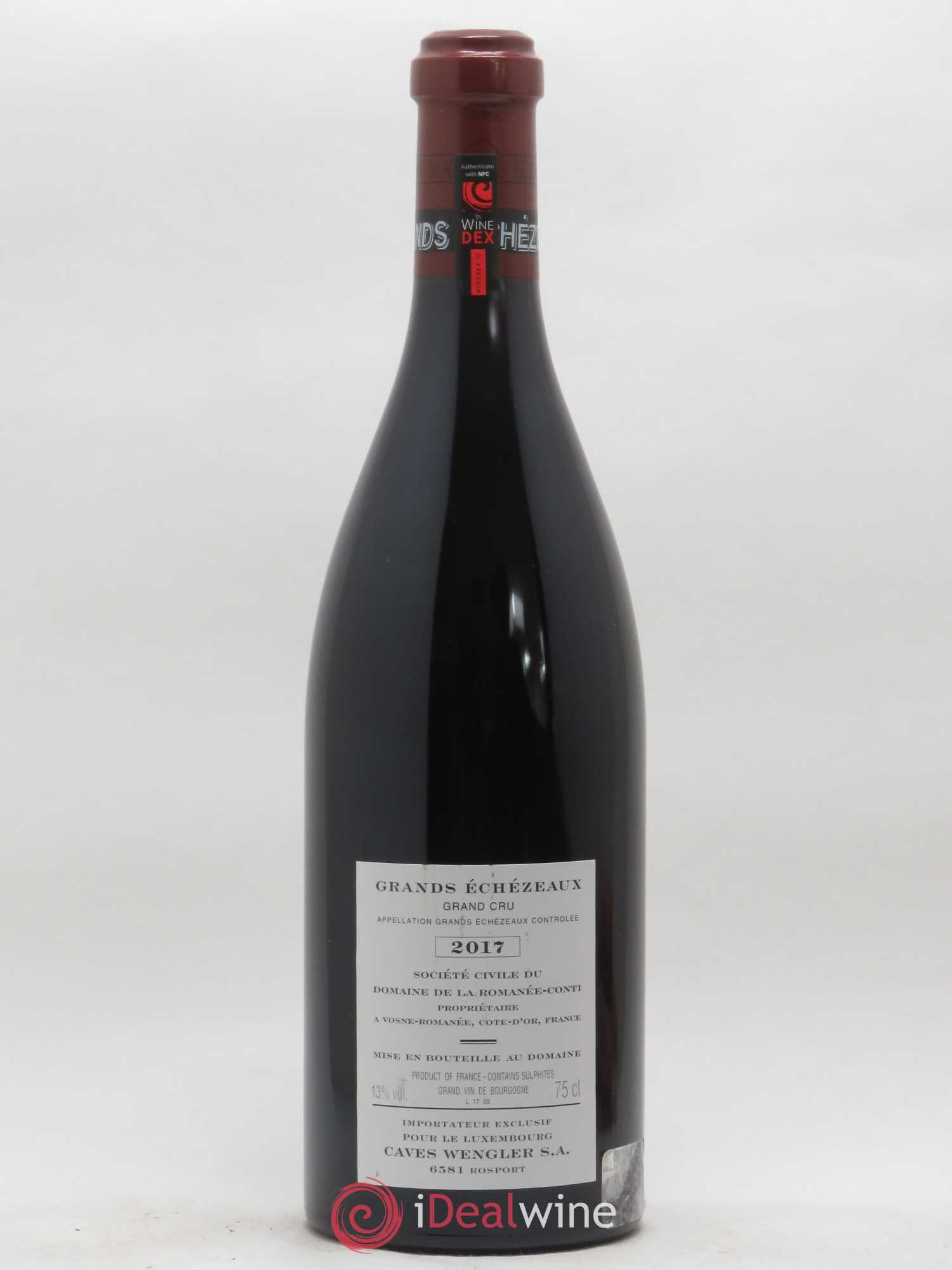 Grands-Echezeaux Grand Cru Domaine de la Romanée-Conti 2017 - Lot de 1 bouteille - 1