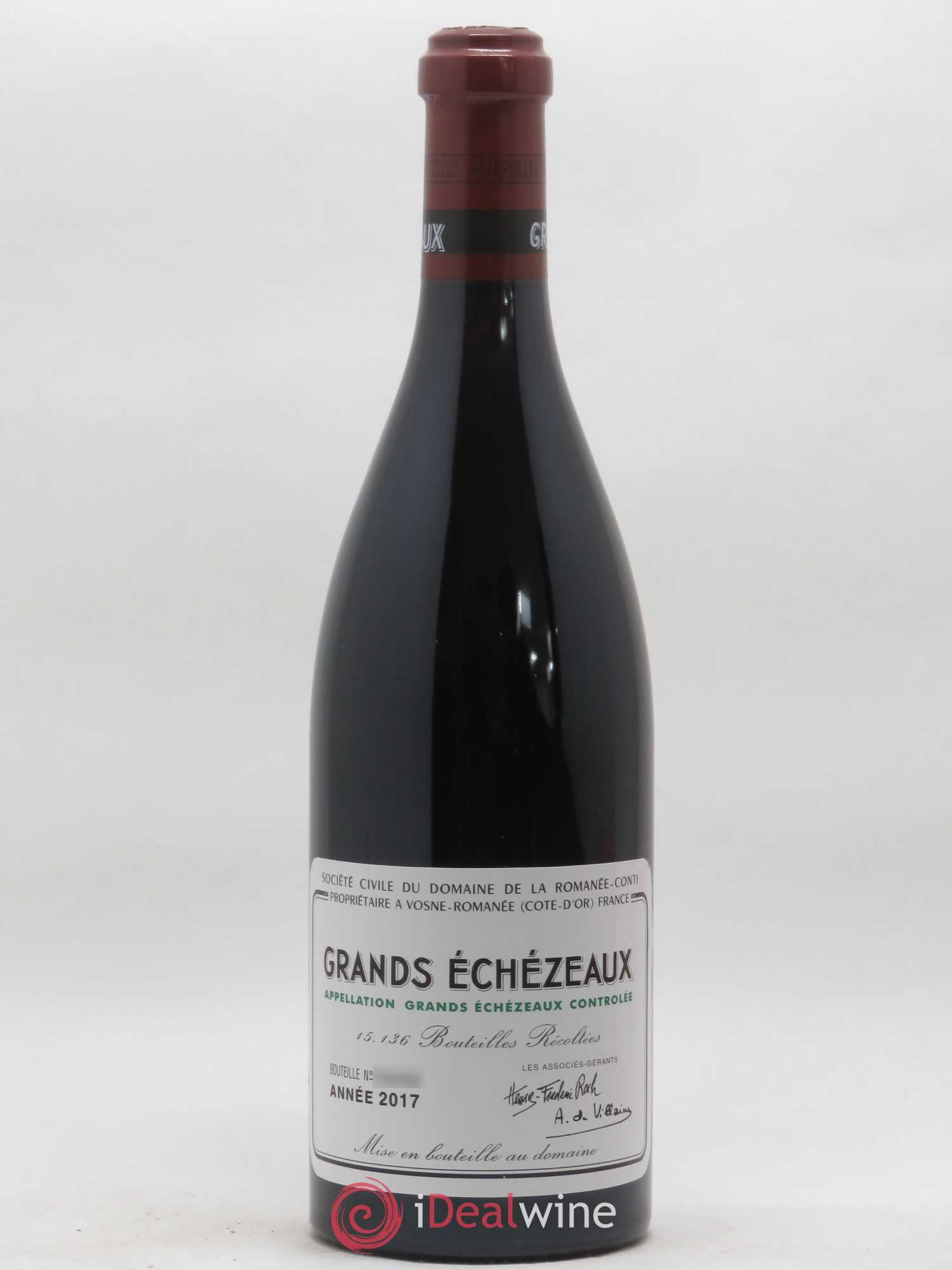 Grands-Echezeaux Grand Cru Domaine de la Romanée-Conti 2017 - Lot de 1 bouteille - 0