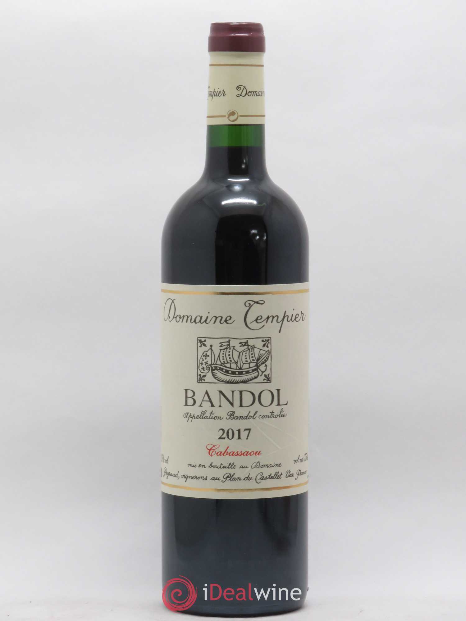 Bandol Domaine Tempier Cuvée Cabassaou Famille Peyraud 2017 - Lot de 1 bouteille - 0