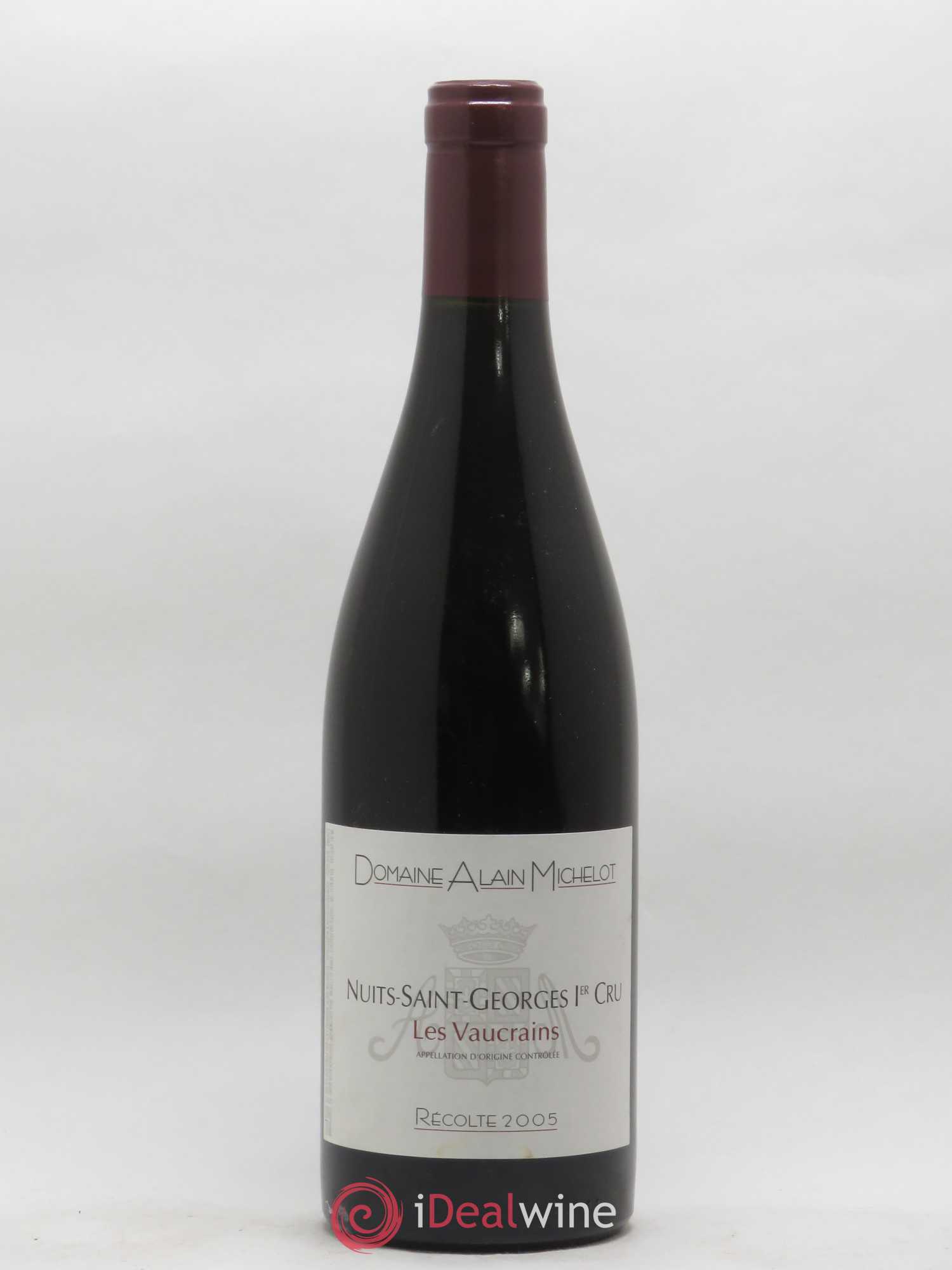 Nuits-Saint-Georges 1er Cru Les Vaucrains Alain Michelot 2005 - Lot de 1 bouteille - 0