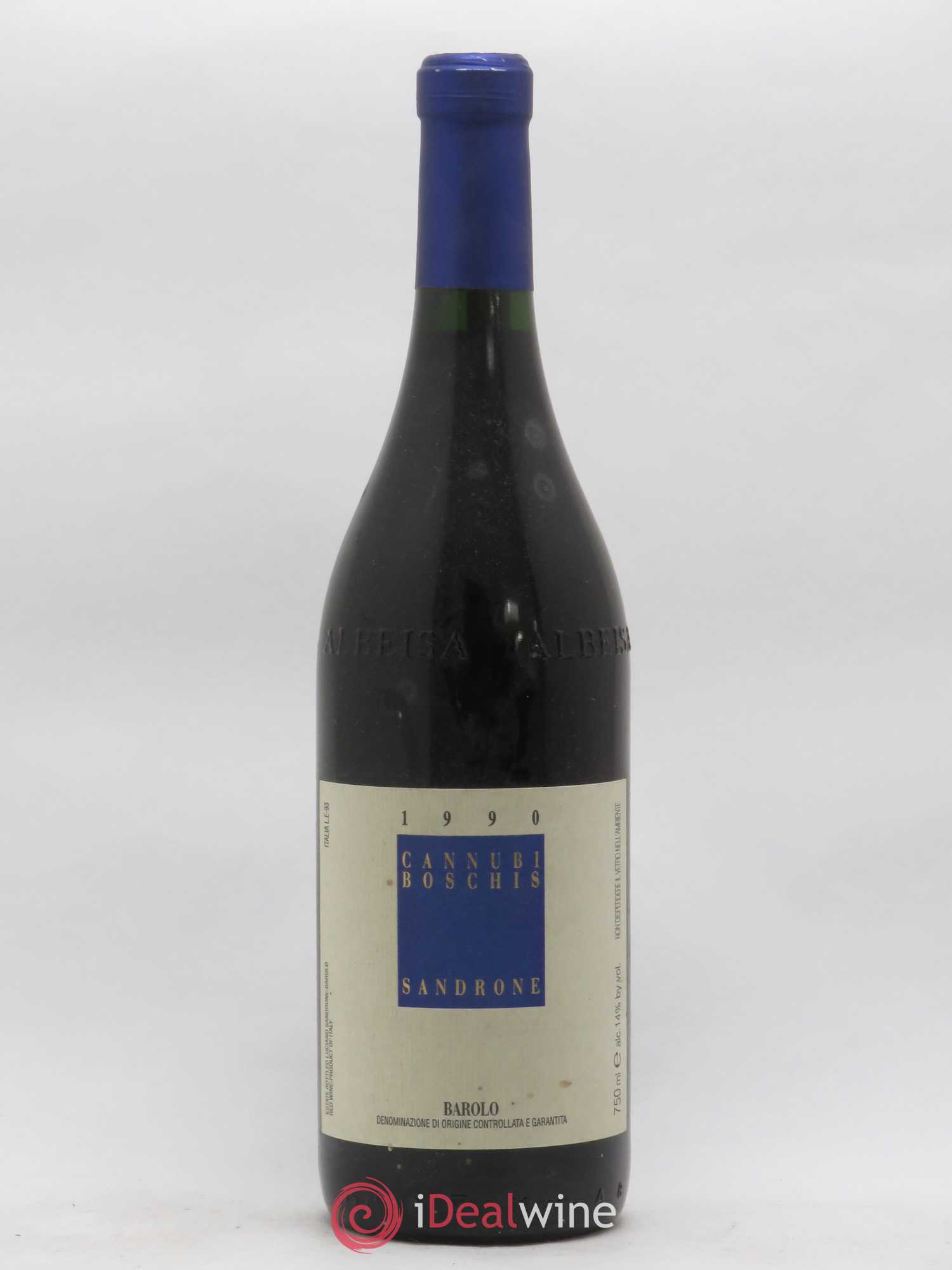Barolo DOCG Aleste (anciennement Cannubi Boschis) Luciano Sandrone 1990 - Lot de 1 bouteille - 0