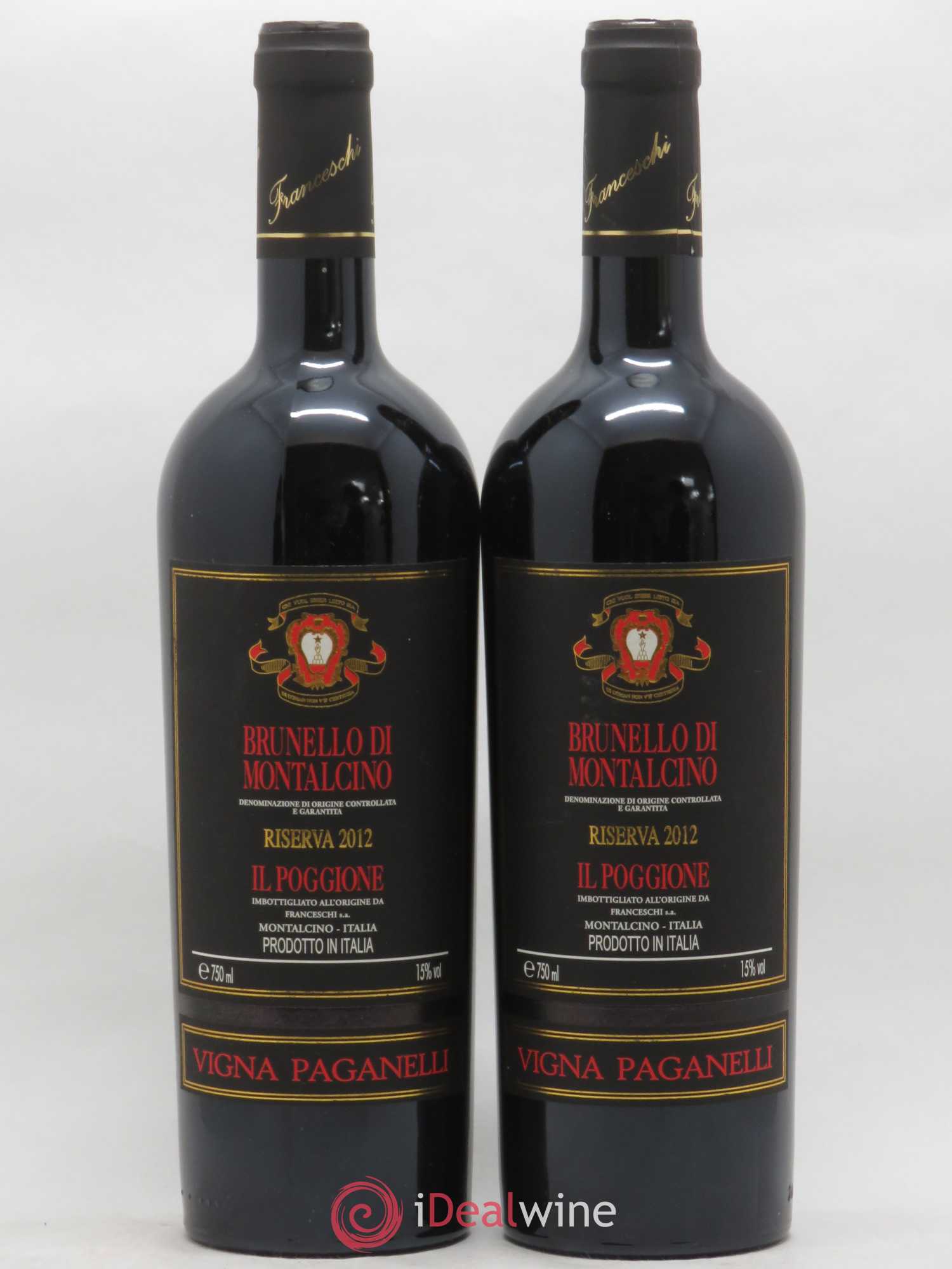 Brunello di Montalcino Riserva Vigna Paganelli Il Poggione 2012 - Lot de 2 bouteilles - 0