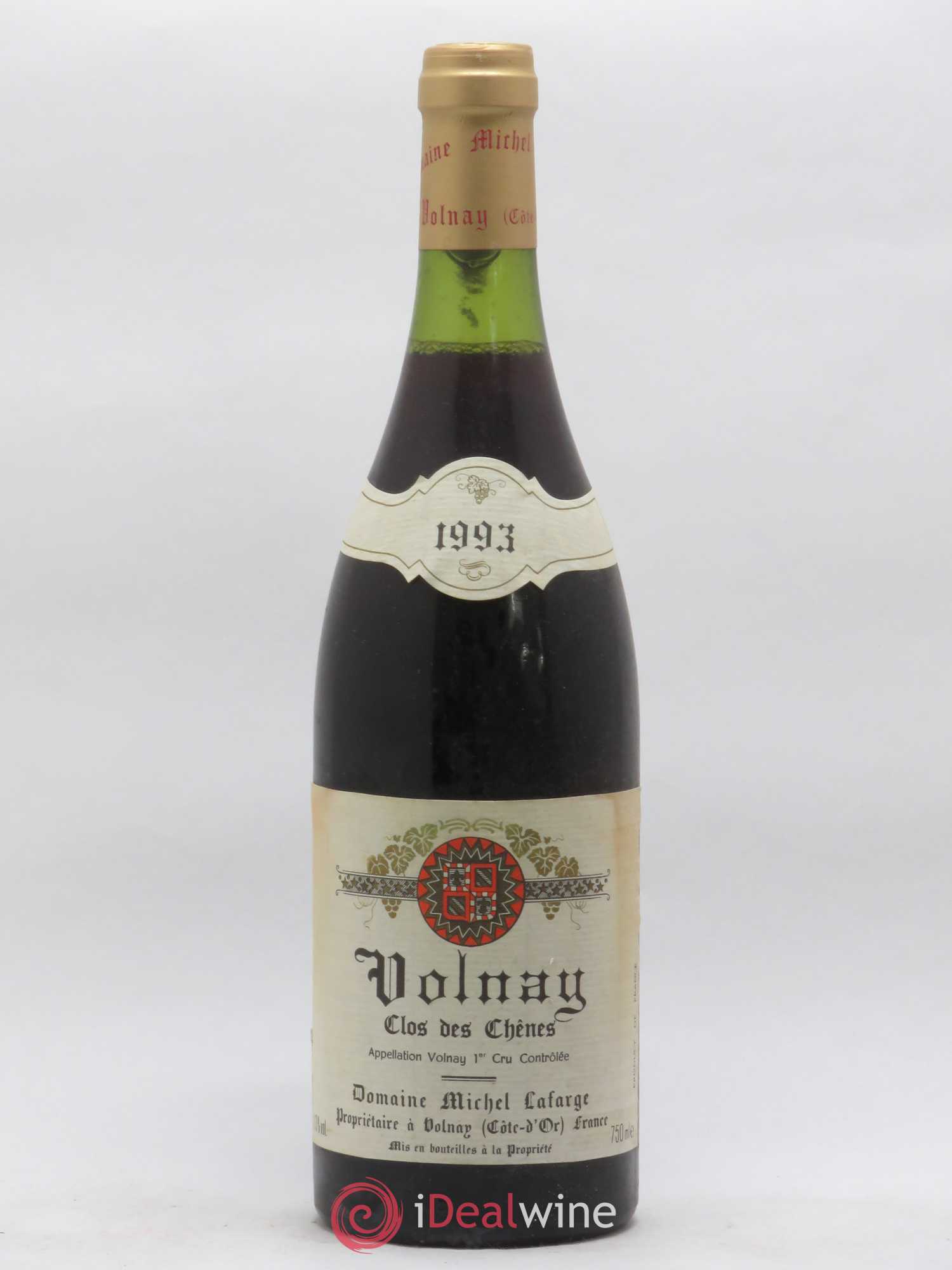 Volnay 1er Cru Clos des Chênes Lafarge (Domaine) 1993 - Lot de 1 bouteille - 0