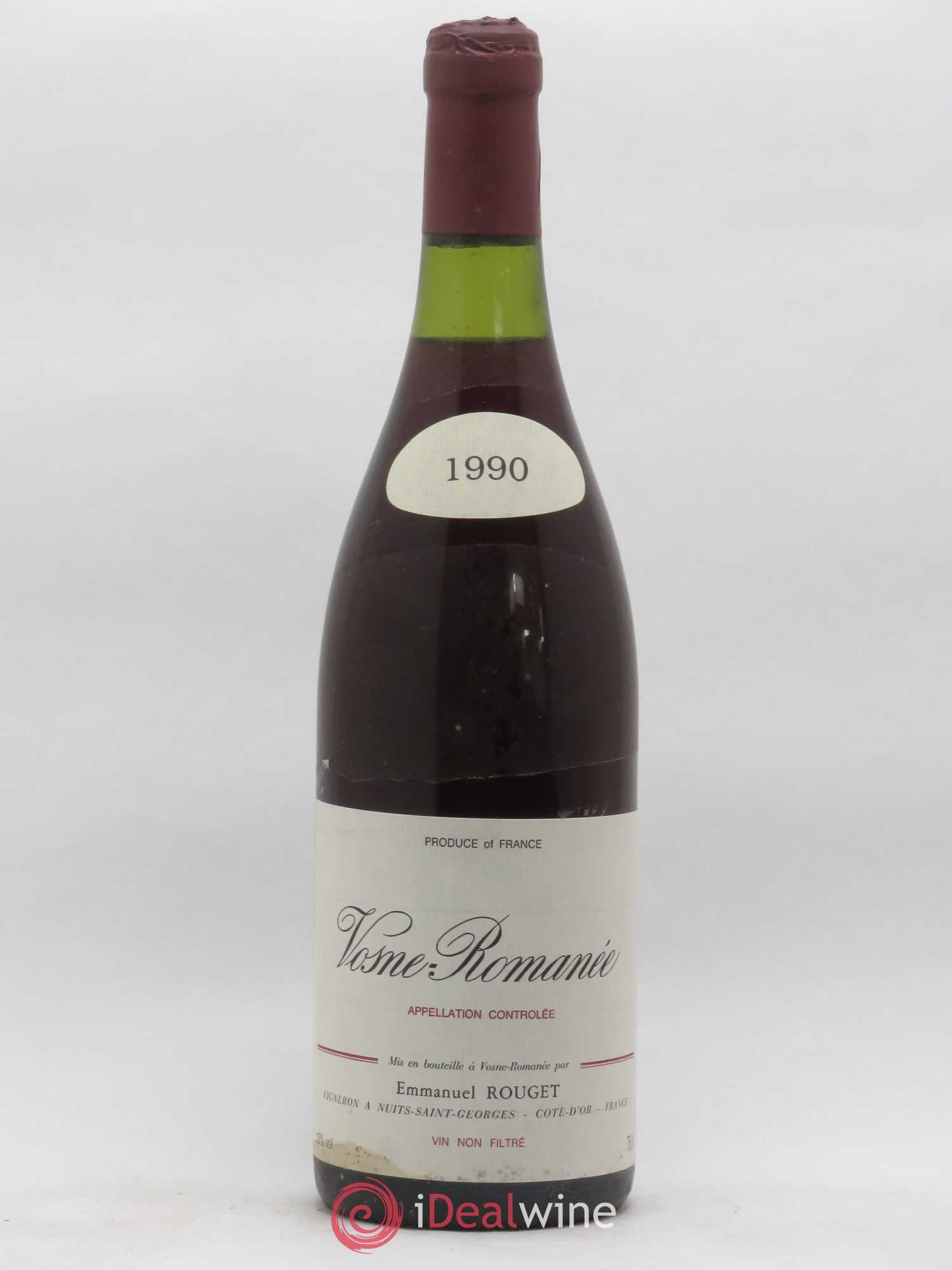 Vosne-Romanée Emmanuel Rouget 1990 - Lot de 1 bouteille - 0