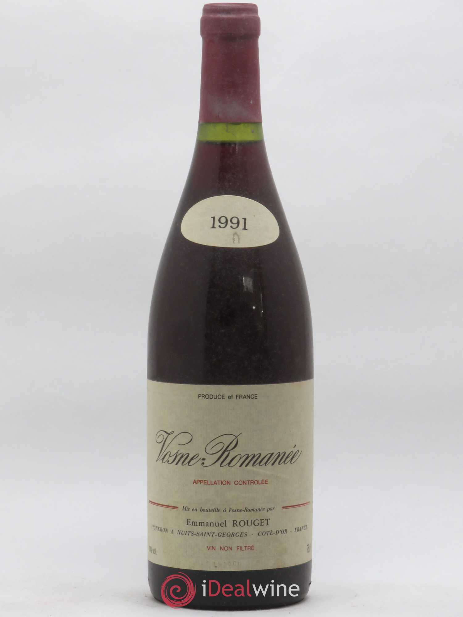 Vosne-Romanée Emmanuel Rouget 1991 - Lot de 1 bouteille - 0