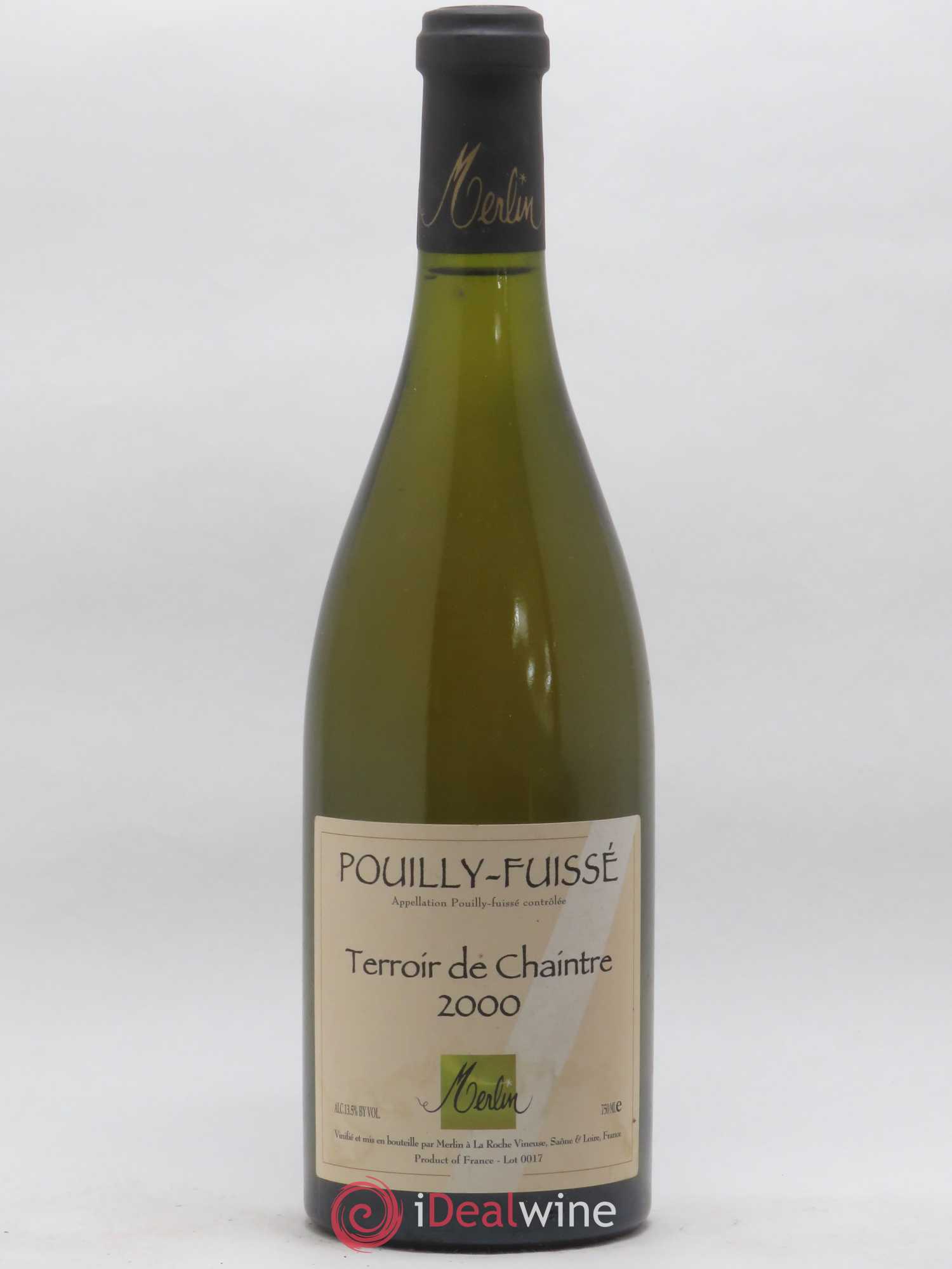 Pouilly-Fuissé Terroir de Chaintré Merlin 2000 - Posten von 1 Flasche - 0
