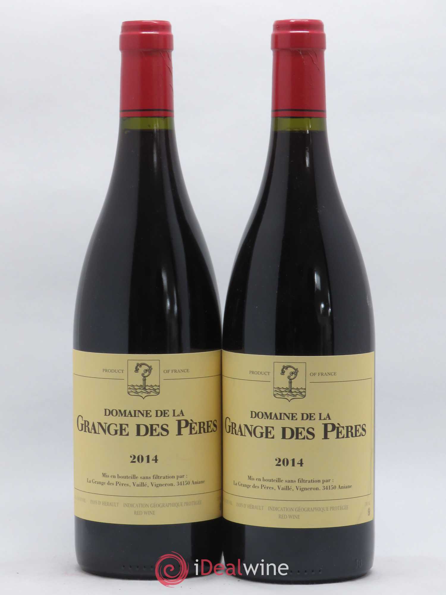 Pays d'Hérault Grange des Pères Laurent Vaillé 2014 - Lot de 2 bouteilles - 0