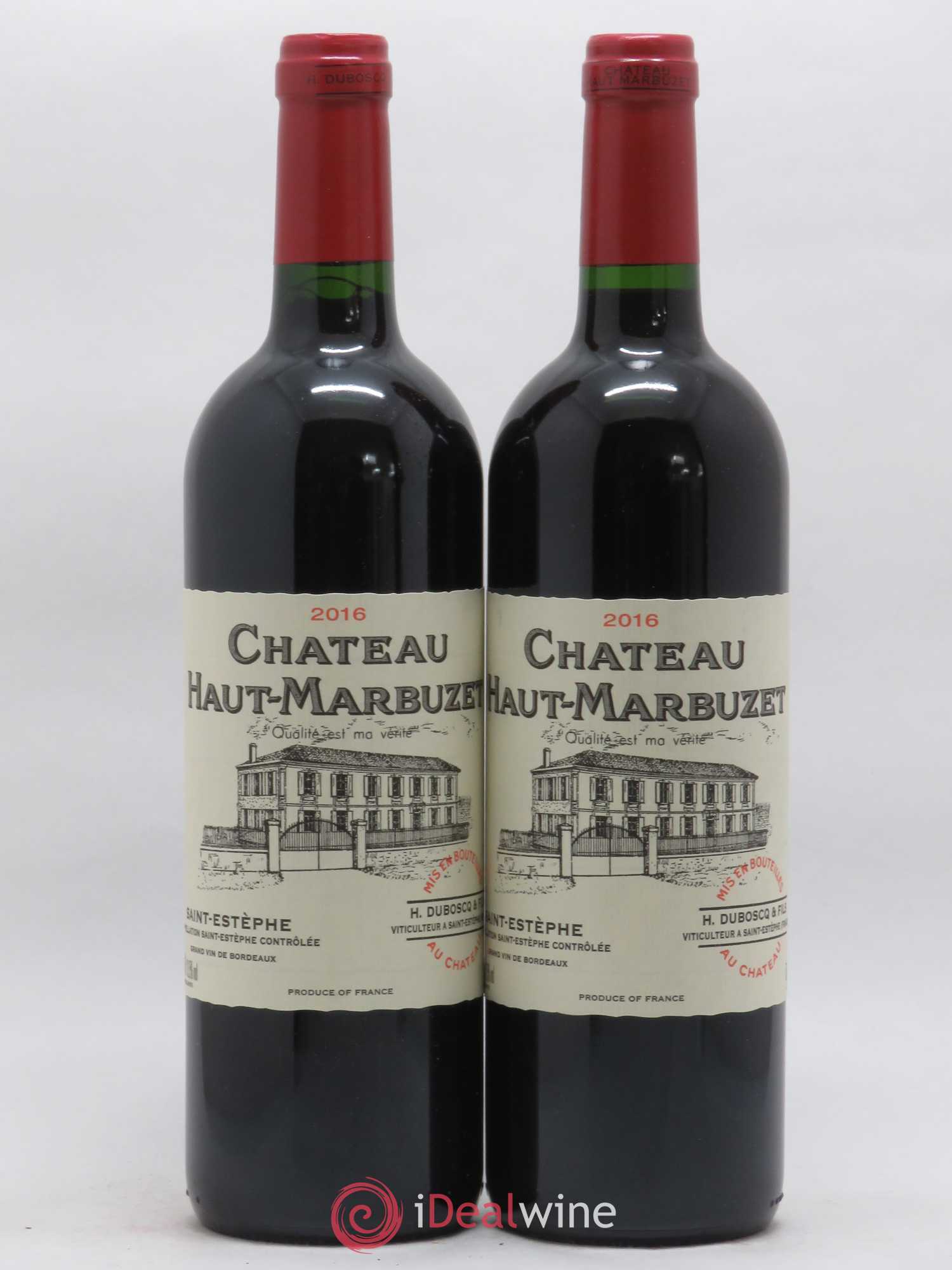 Château Haut Marbuzet 2016 - Lot de 2 bouteilles - 0