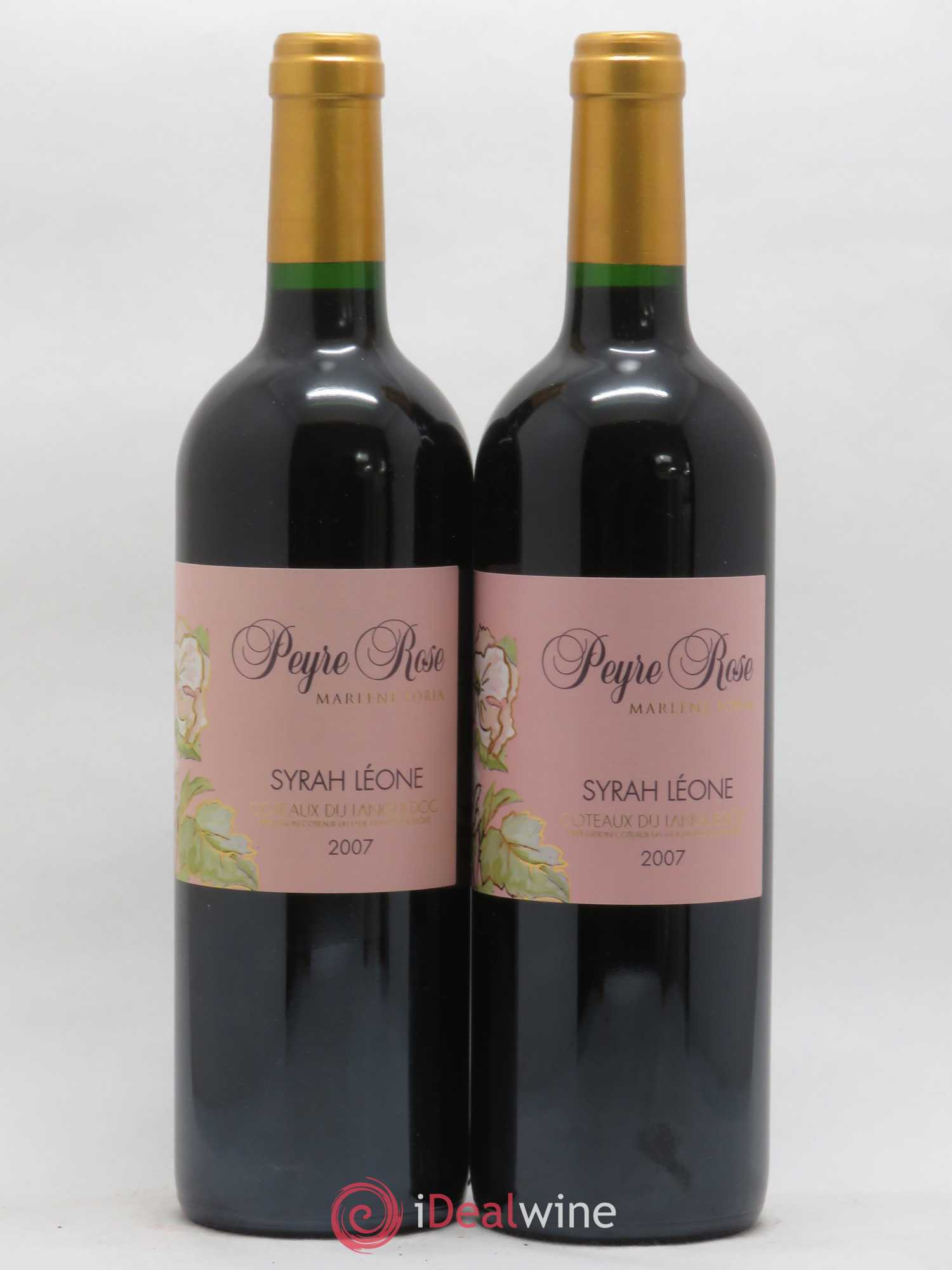 Coteaux du Languedoc Domaine Peyre Rose Belle Léone (anciennement Syrah Léone) Marlène Soria 2007 - Lot de 2 bouteilles - 0