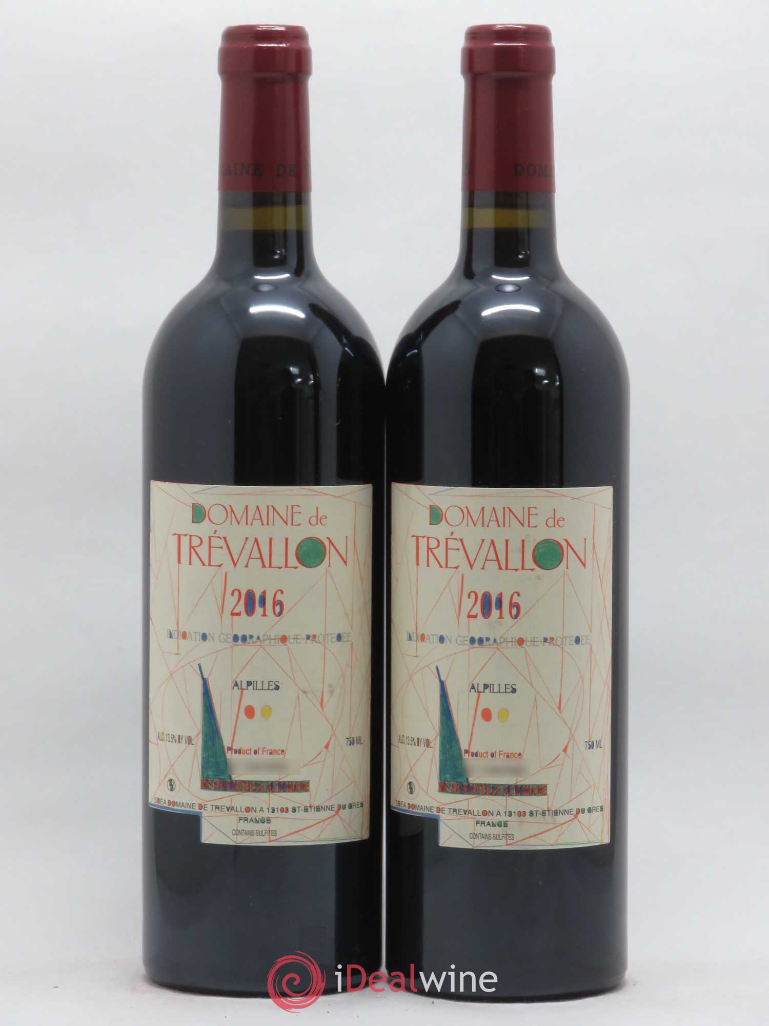 Alpilles Trévallon (Domaine de) Eloi Dürrbach 2016 - Lot de 2 bouteilles - 0