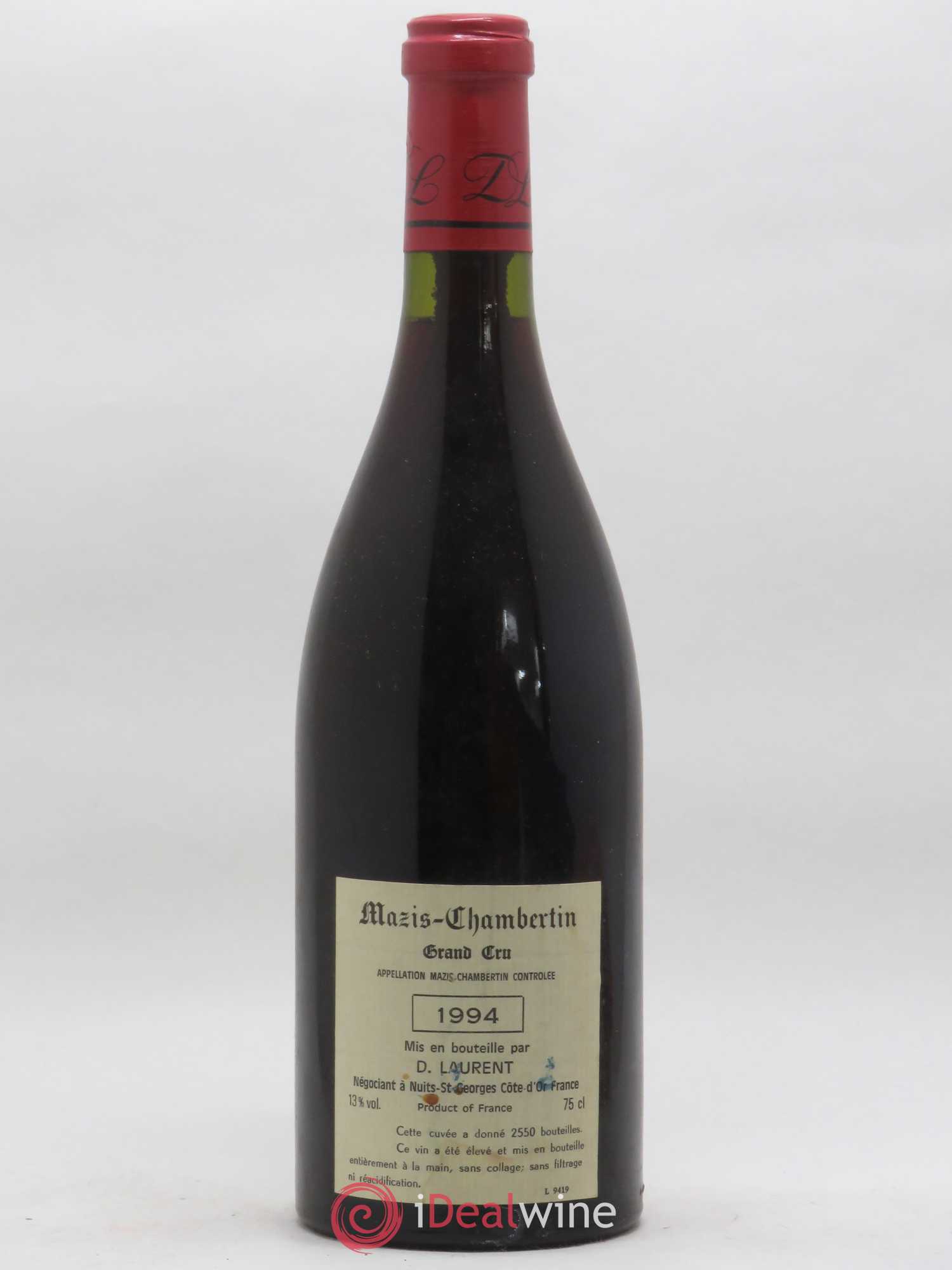 Mazis-Chambertin Grand Cru Dominique Laurent 1994 - Lot de 1 bouteille - 1