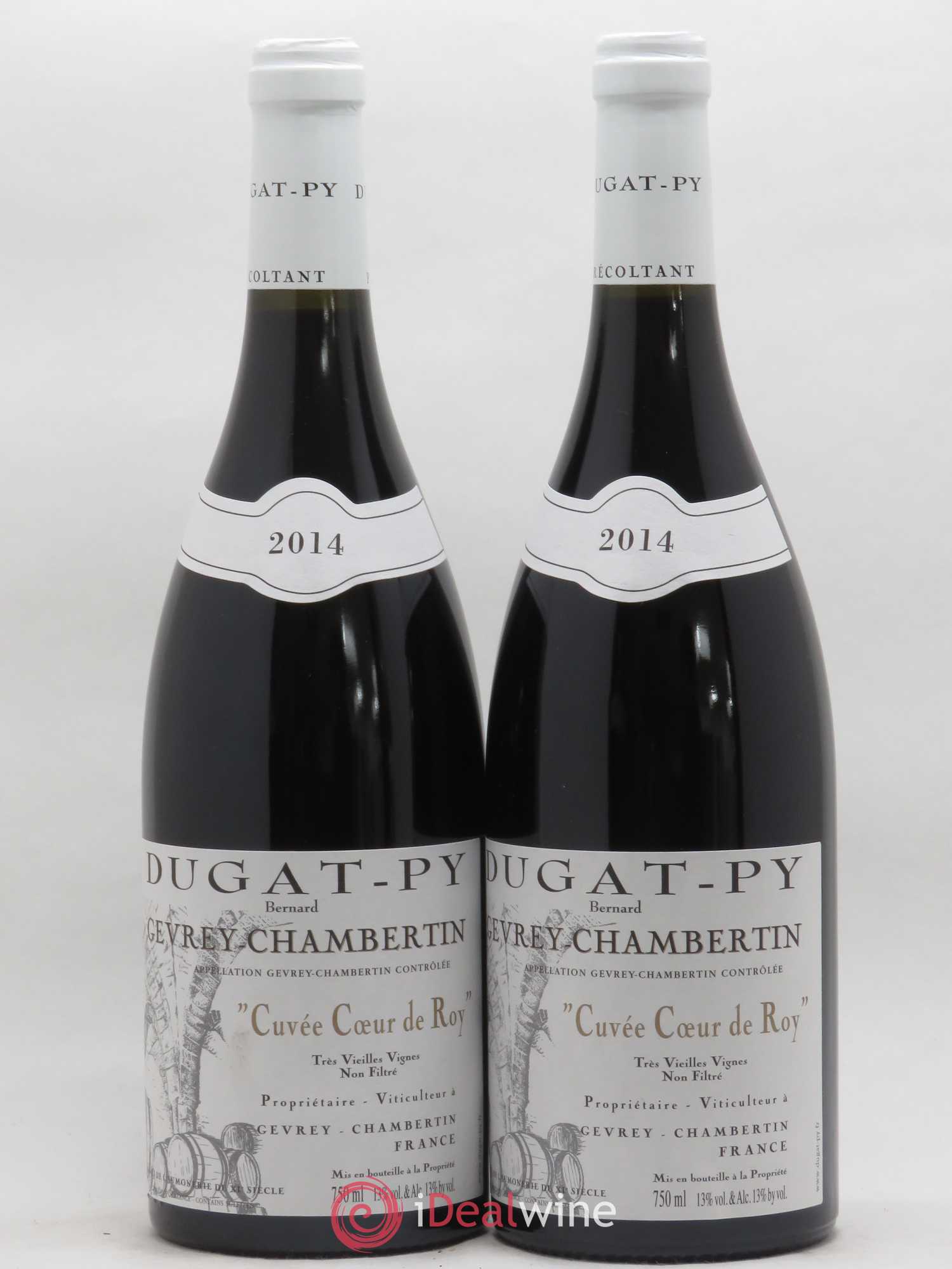 Gevrey-Chambertin Coeur de Roy Très Vieilles Vignes Dugat-Py 2014 - Lot de 2 bouteilles - 0