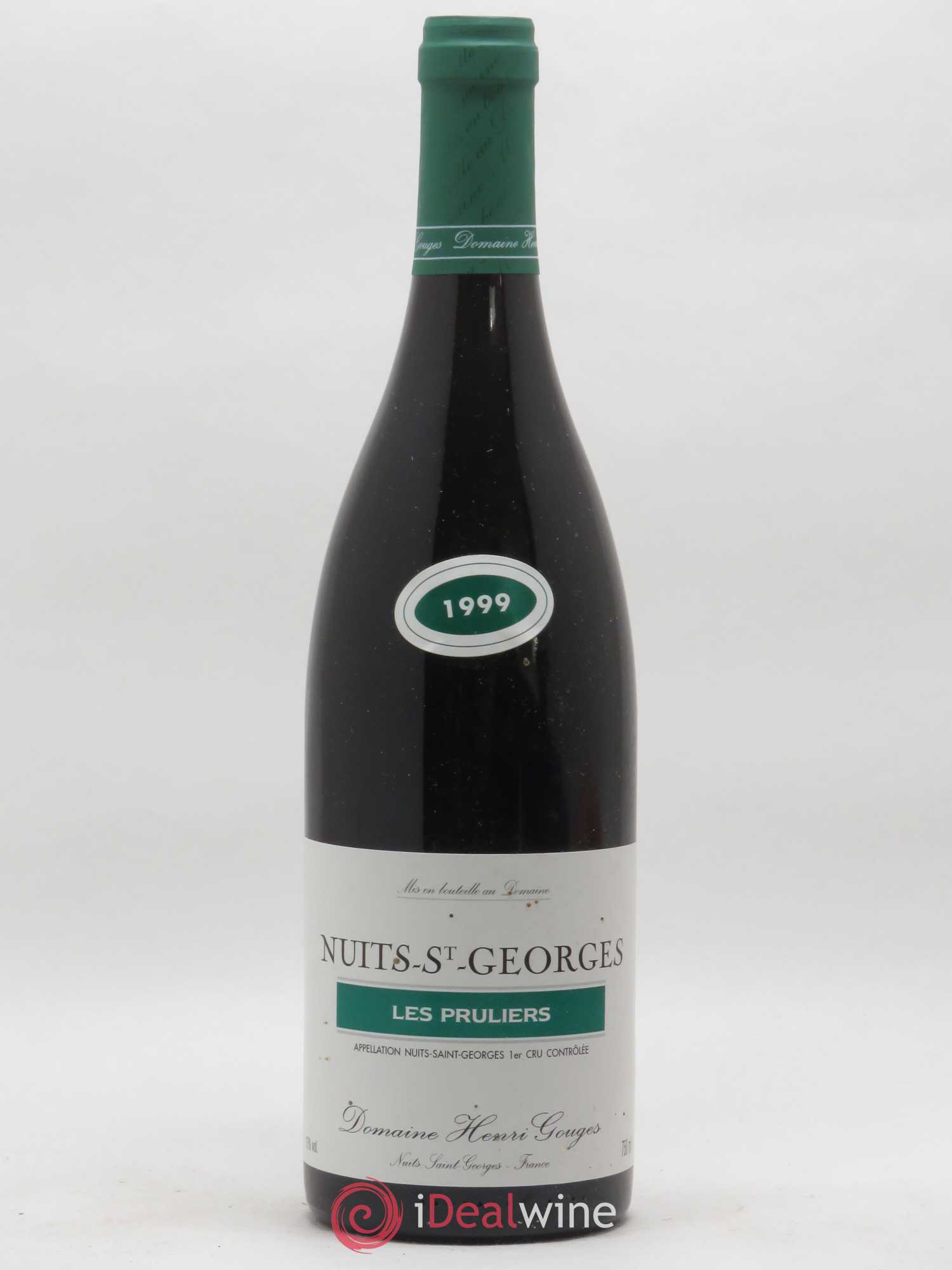 Nuits-Saint-Georges 1er Cru Les Pruliers Henri Gouges 1999 - Lot de 1 bouteille - 0