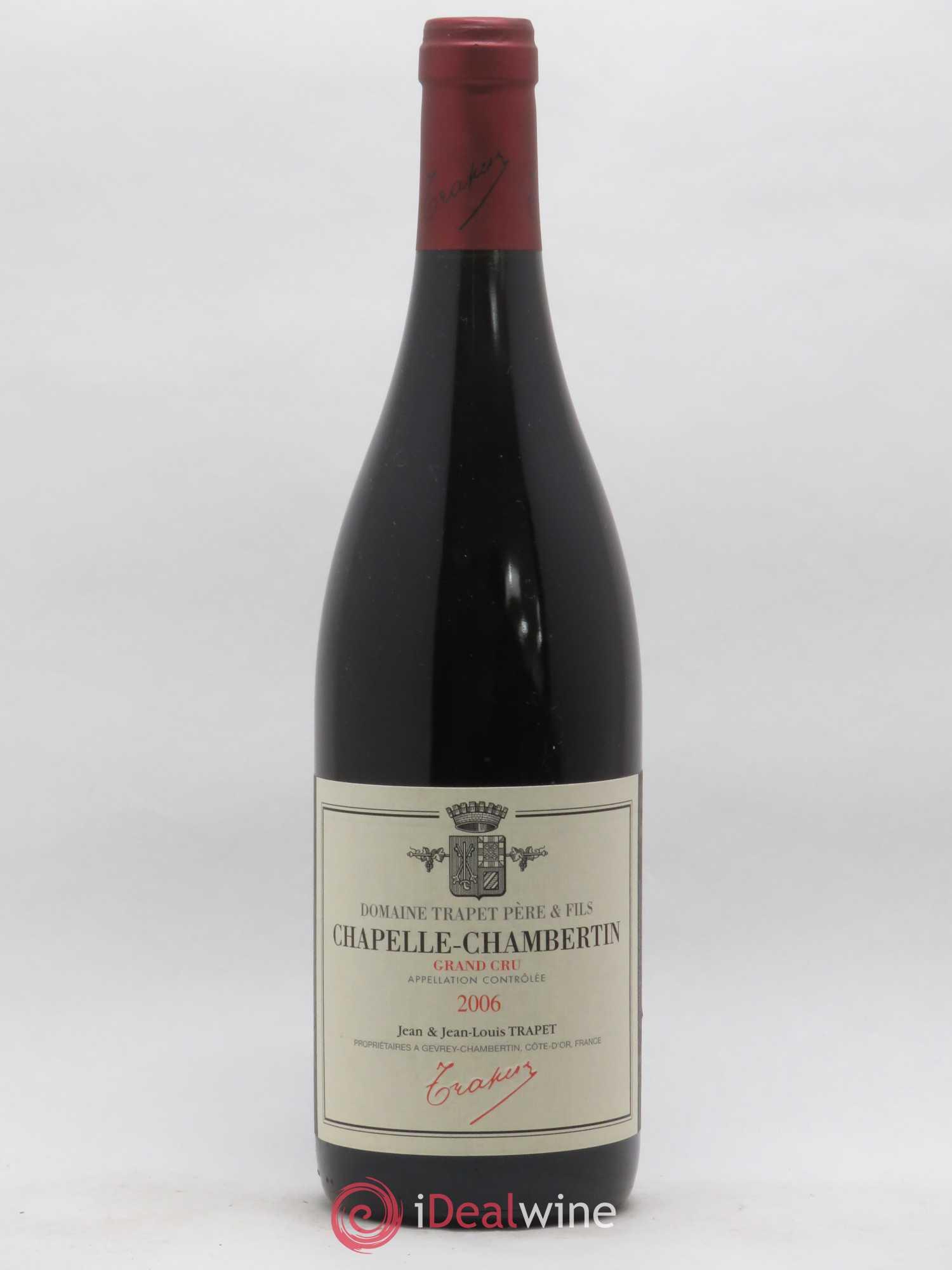 Chapelle-Chambertin Grand Cru Domaine Trapet 2006 - Lot de 1 bouteille - 0