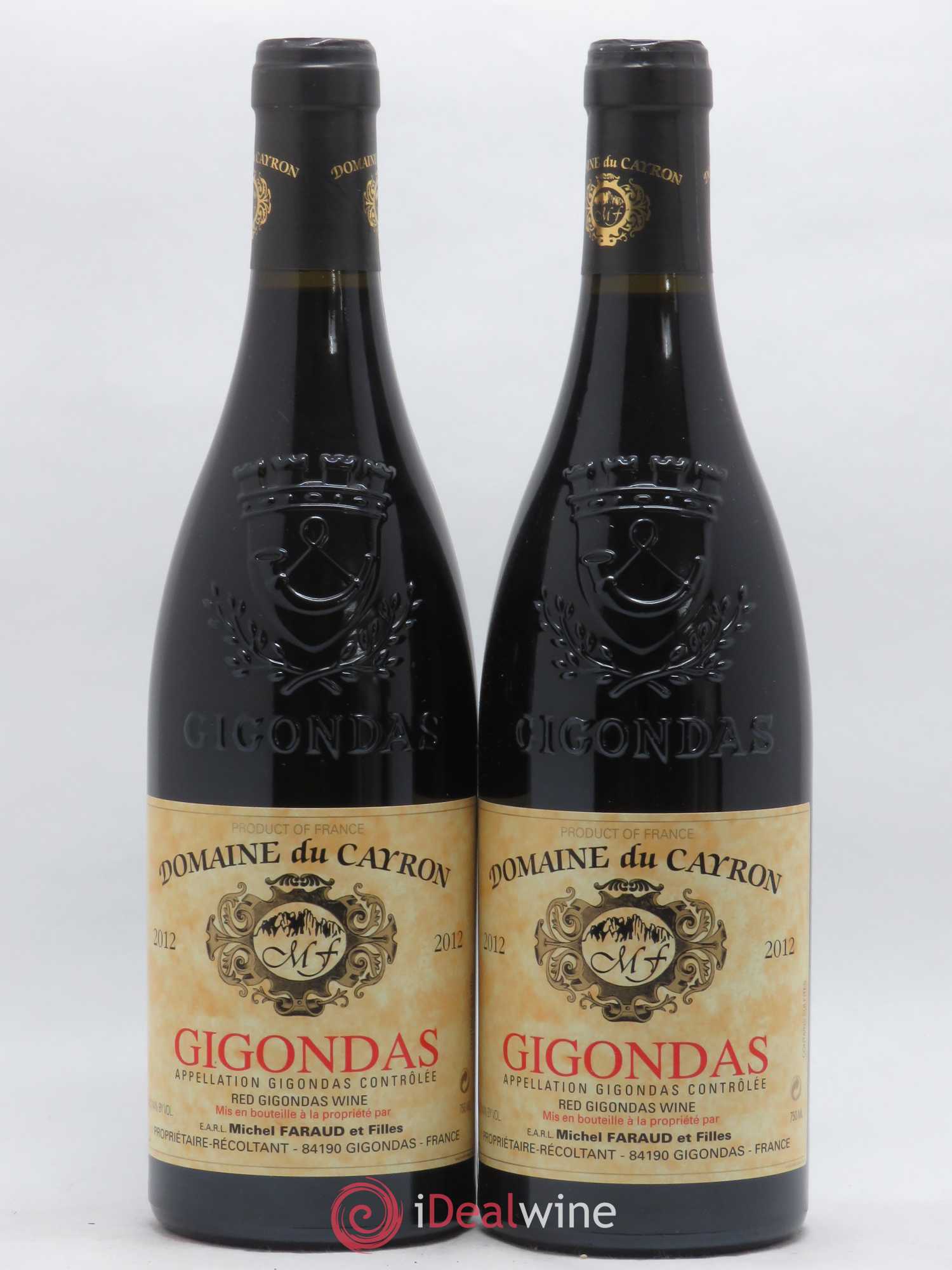 Gigondas Domaine du Cayron 2012 - Lot de 2 bouteilles - 0