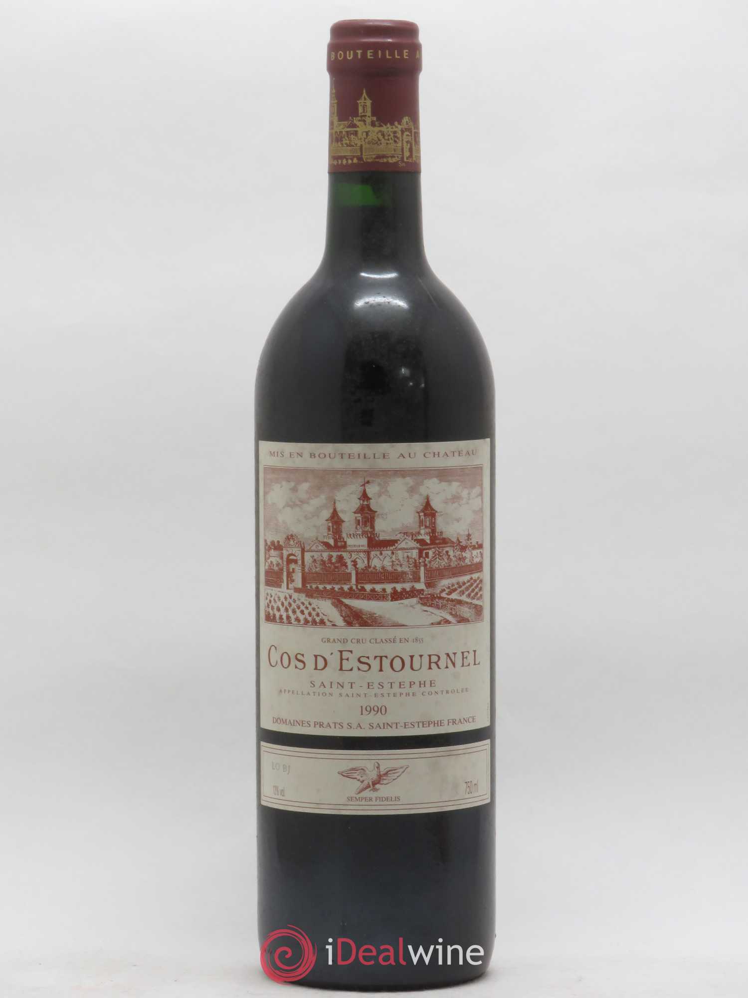 Cos d'Estournel 2ème Grand Cru Classé 1990 - Lot de 1 bouteille - 0