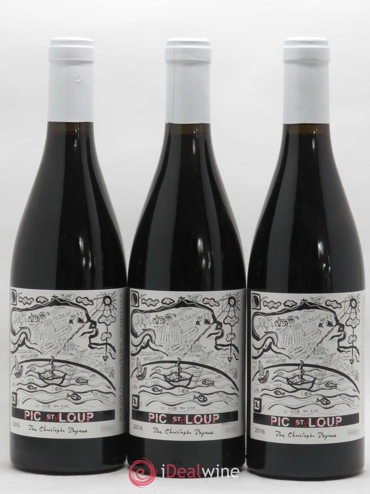 Pic Saint-Loup Clos des Reboussiers 2016 - Lot de 3 bouteilles - 0