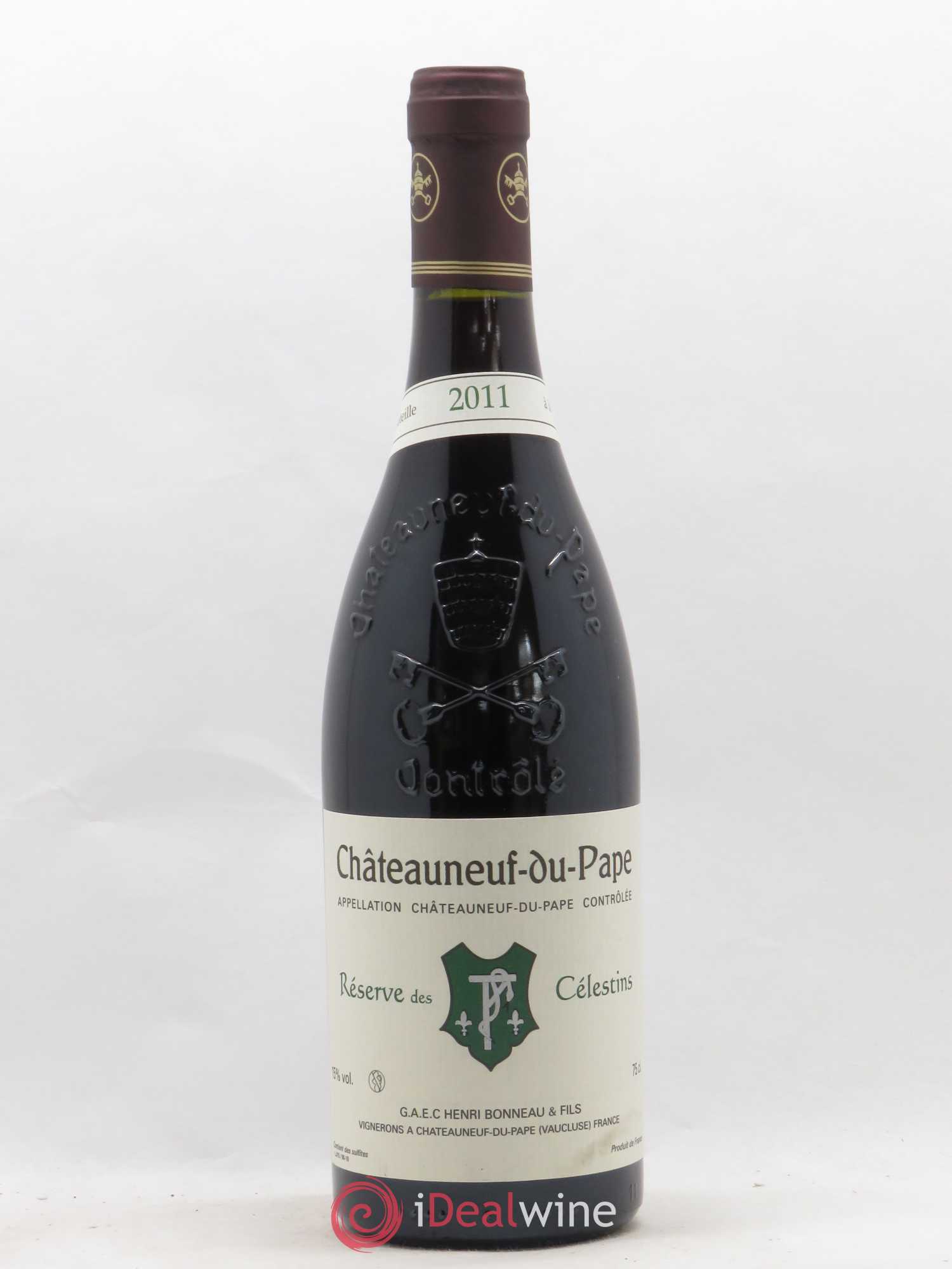 Châteauneuf-du-Pape Réserve des Célestins Henri Bonneau & Fils 2011 - Lot de 1 bouteille - 0