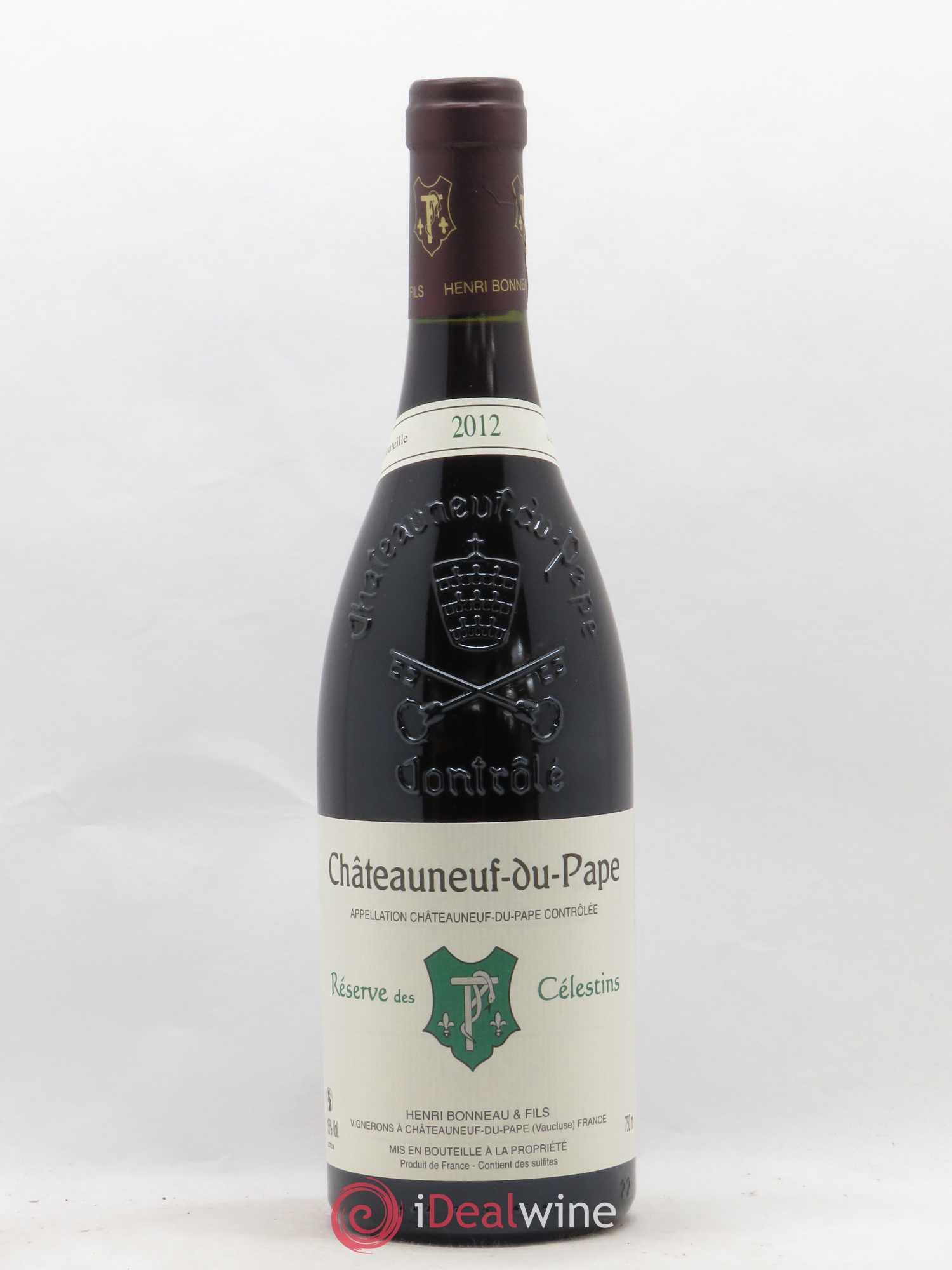 Châteauneuf-du-Pape Réserve des Célestins Henri Bonneau & Fils 2012 - Lot de 1 bouteille - 0