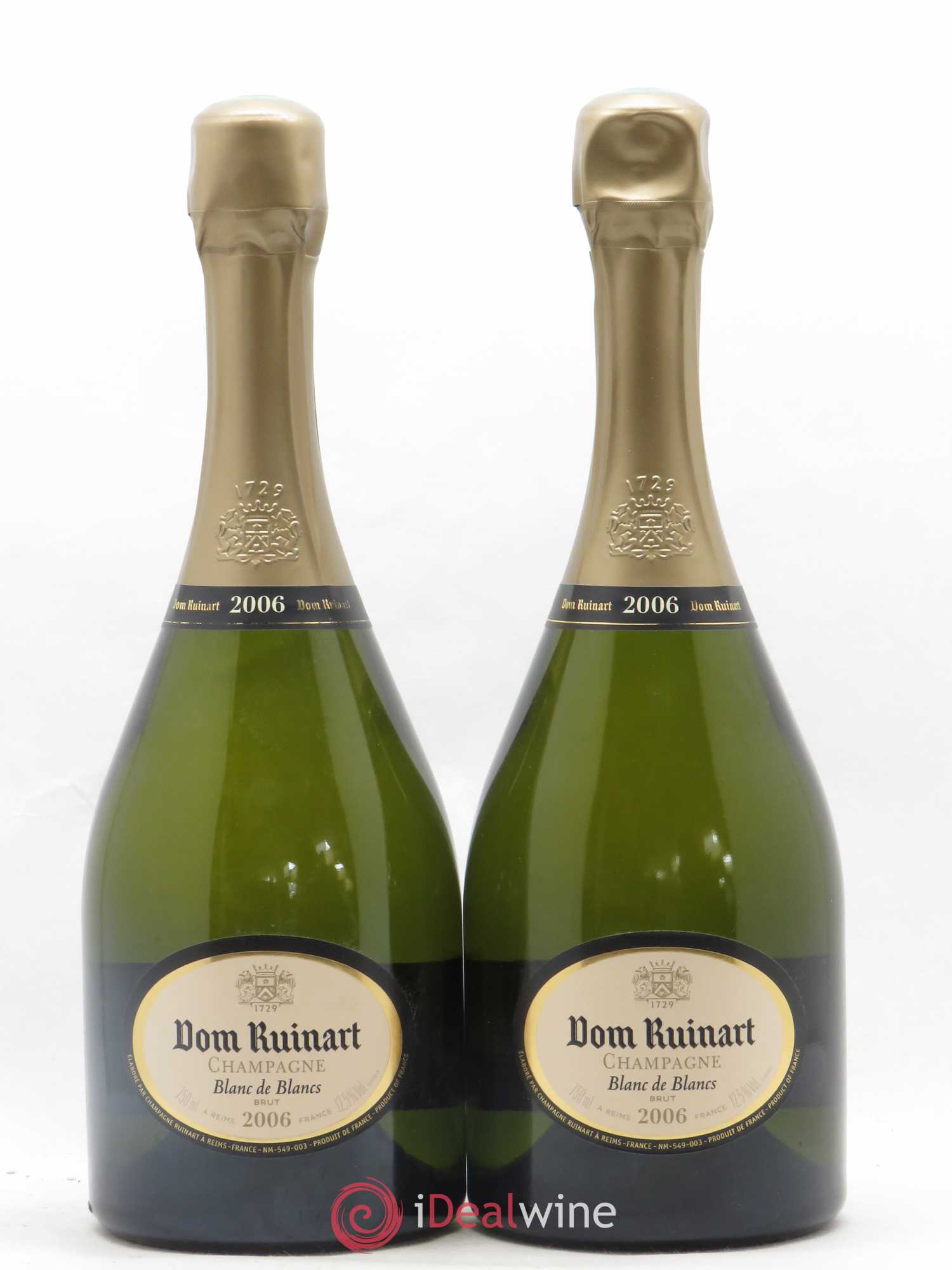 Dom Ruinart Brut Ruinart 2006 - Lot de 2 bouteilles - 0