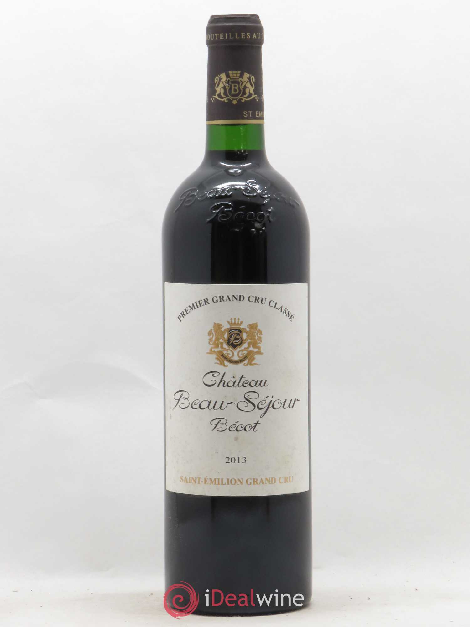 Château Beau-Séjour Bécot 1er Grand Cru Classé B 2013 - Lot de 1 bouteille - 0
