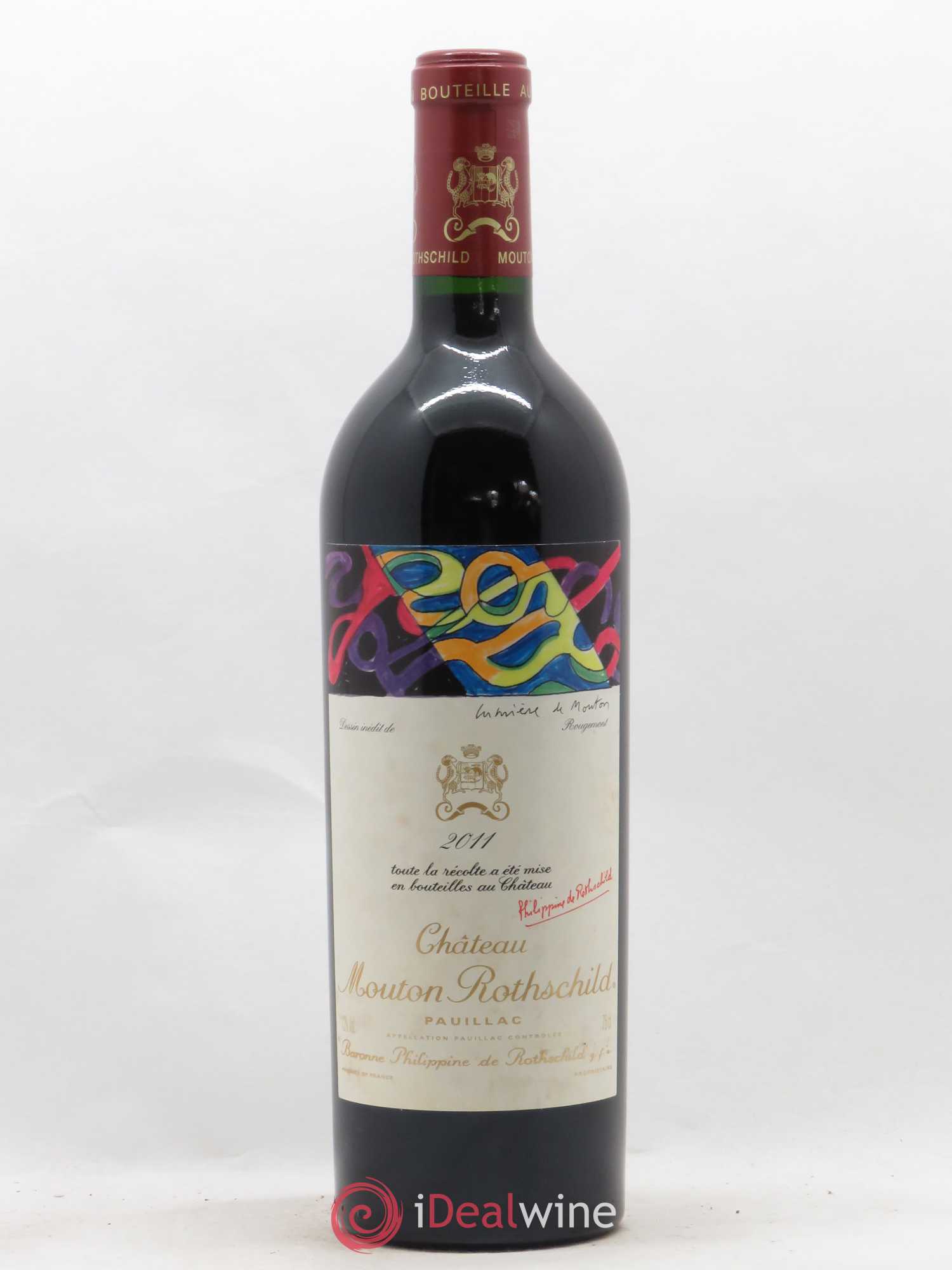 Château Mouton Rothschild 1er Grand Cru Classé 2011 - Lot de 1 bouteille - 0