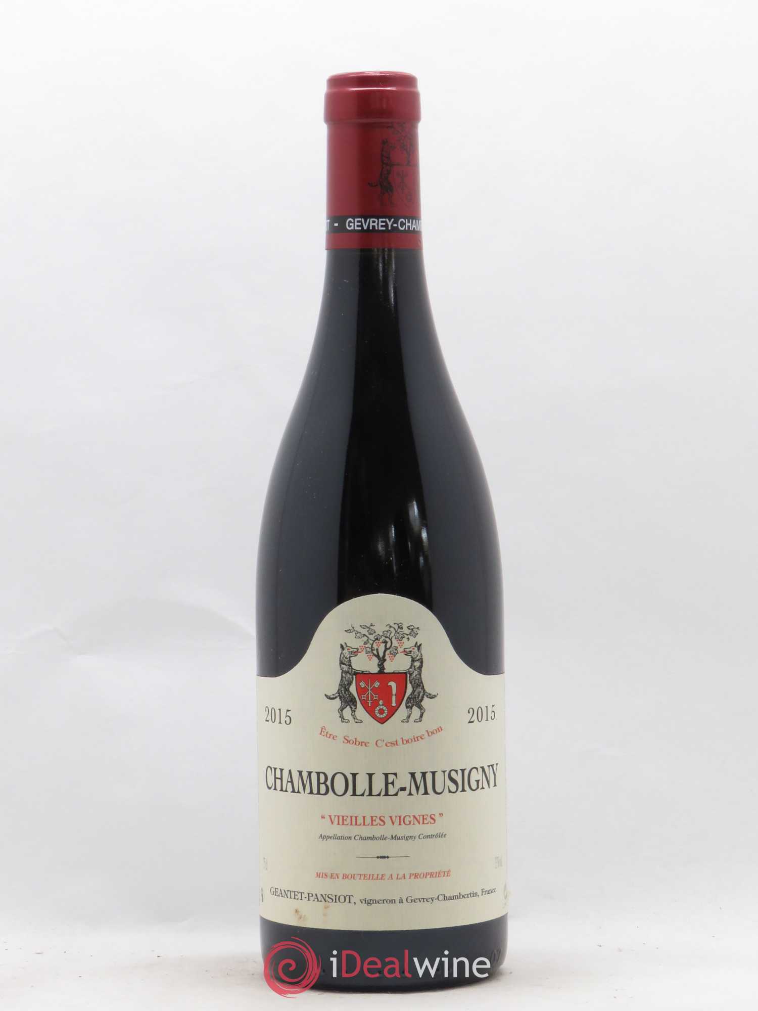 Chambolle-Musigny Vieilles vignes Geantet-Pansiot 2015 - Lot de 1 bouteille - 0