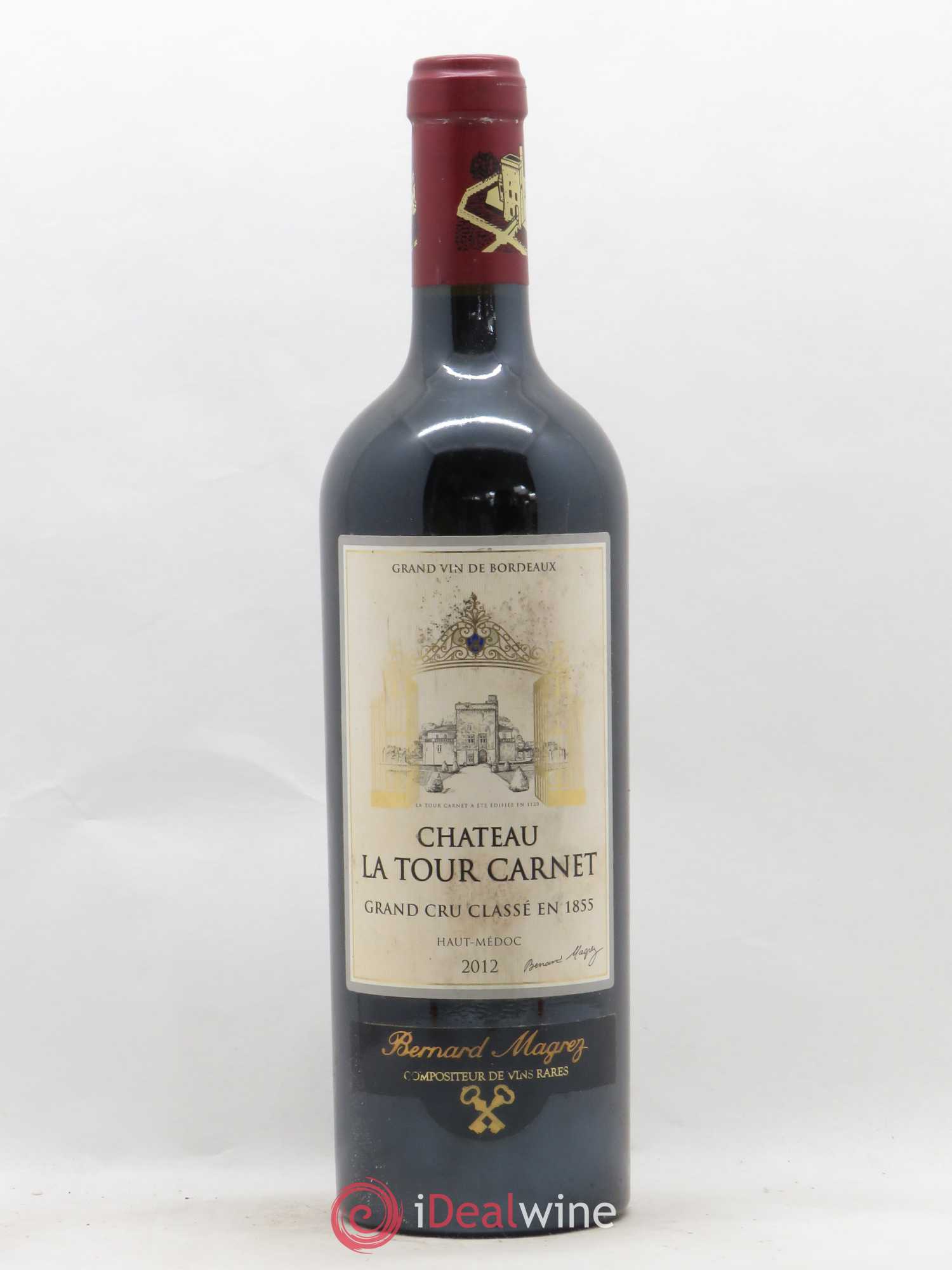 Château la Tour Carnet 4ème Grand Cru Classé 2012 - Lot de 1 bouteille - 0