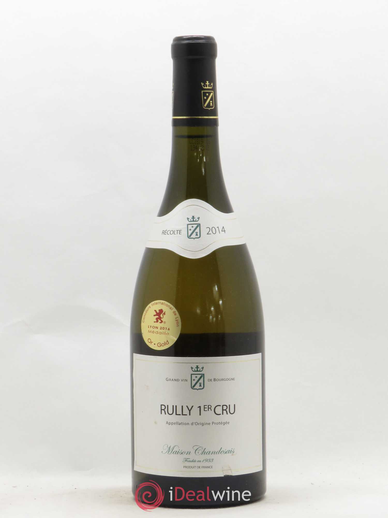 Rully 1er Cru Maison Chandesais 2014 - Lot de 1 bouteille - 0