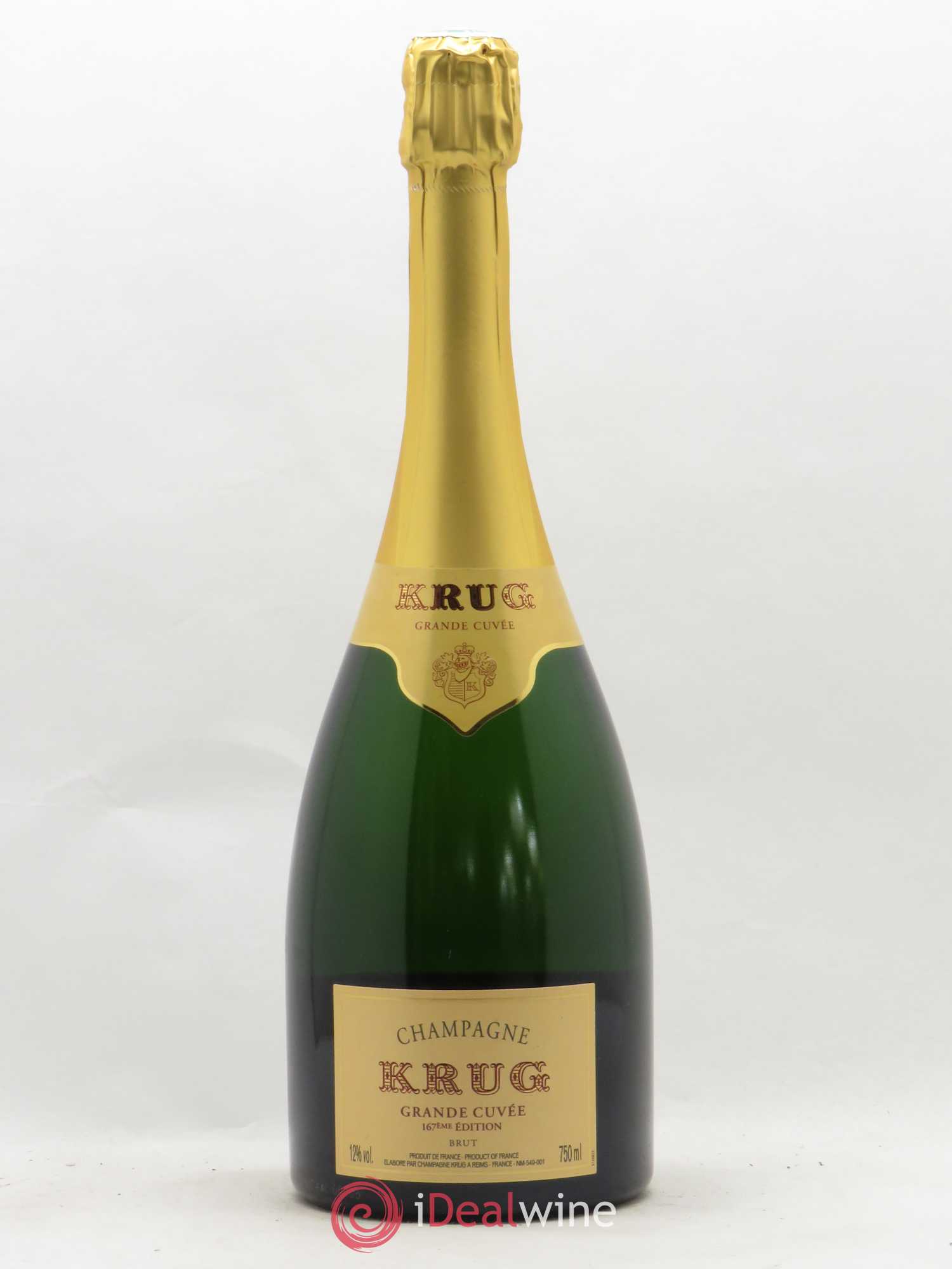 Grande Cuvée - 167ème édition Krug - Lot de 1 bouteille - 0